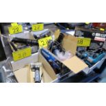 LOT OF (5) BOXES OF MAKITA CORDED DRILLS, MASTERCRAFT 4 1/2" ANGLE GRINDER, JET 3/8" REVERSABLE