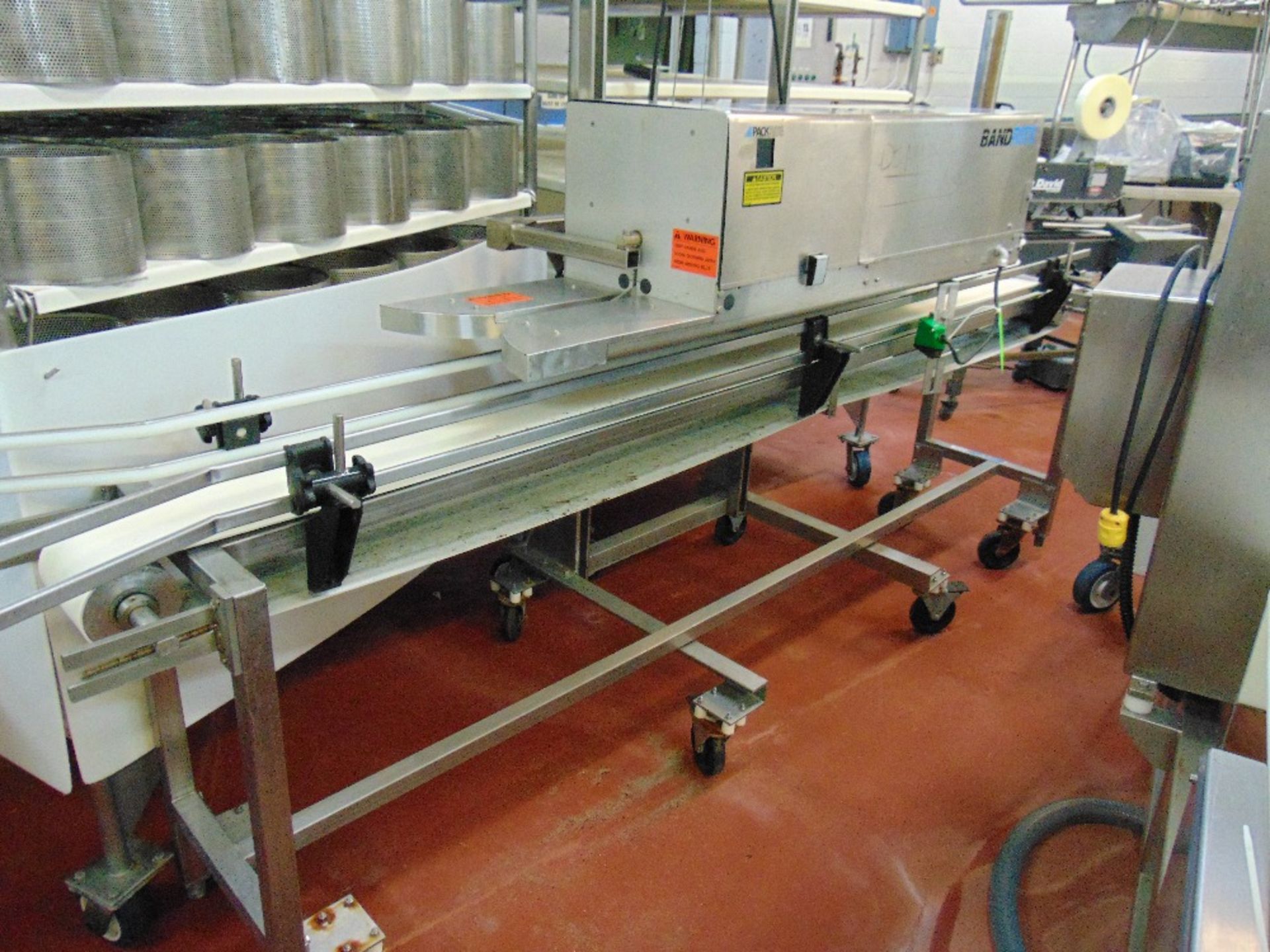 Band Rite Model 6,000 - 5240 - DSD Banded Sealer For Bagged Products; Mounted to A S/S frame with