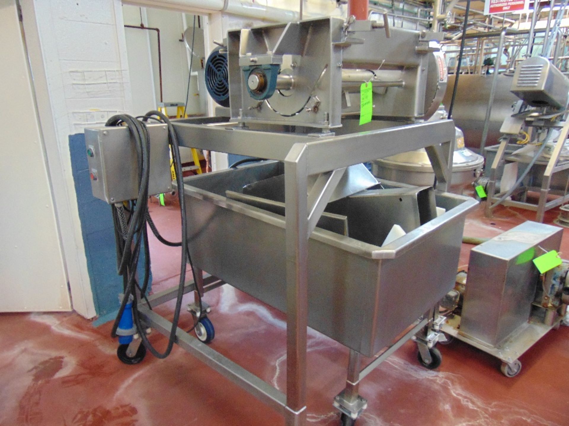 All S/S Sanitary Cheese Crumbling Machine with 20 HP Motor; Includes Feed Hopper, Guards and Several - Image 4 of 4