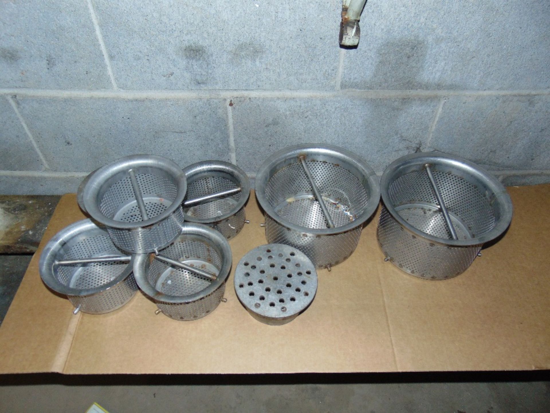Lot of Assorted S/S Strainer Baskets