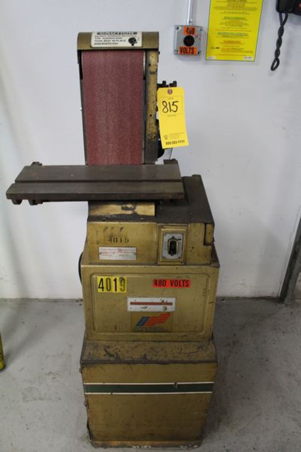 POWERMATIC VERT BELT SANDER, 10", MDL:33