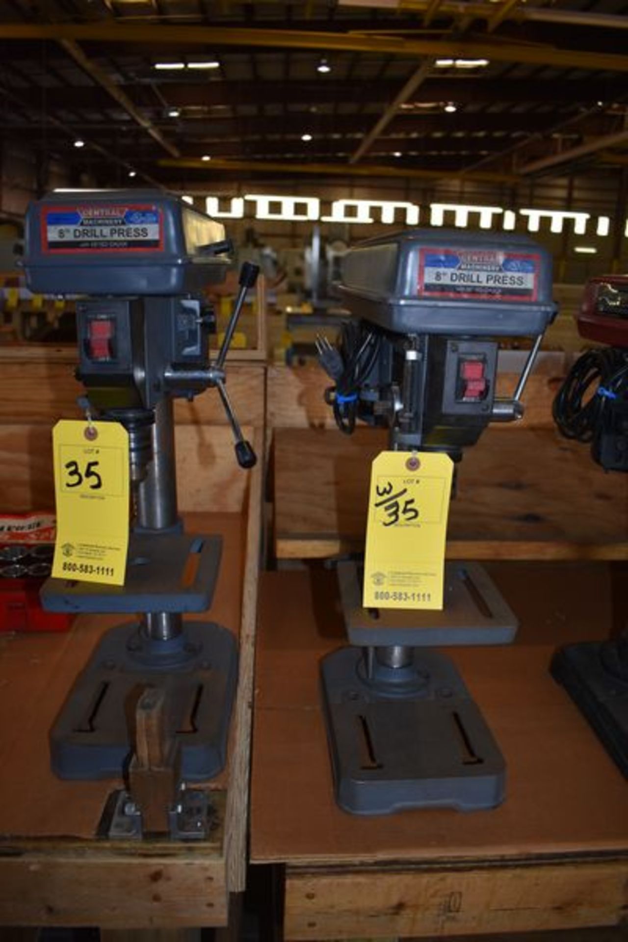 (2) BENCH TOP DRILL PRESSES