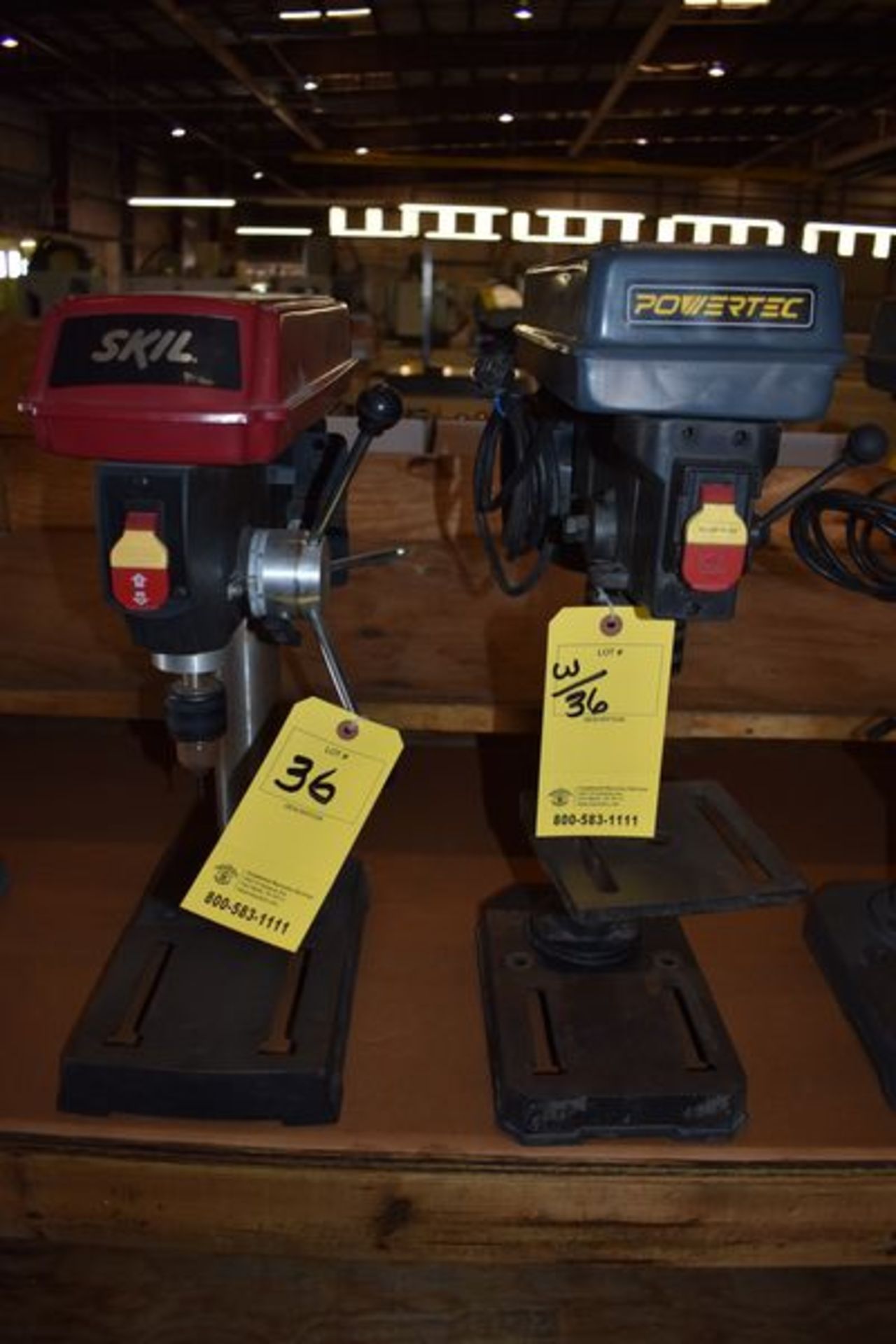 (2) BENCH TOP DRILL PRESSES