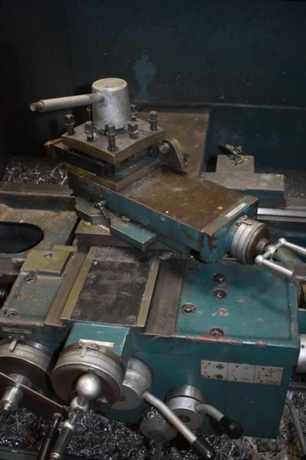 ENCO ENGINE LATHE MDL:111-1445, APPROX 14" SWING X 45 CENTERS, 10" 3 JAW CHUCK, ASSORT TOOLING - Image 5 of 6