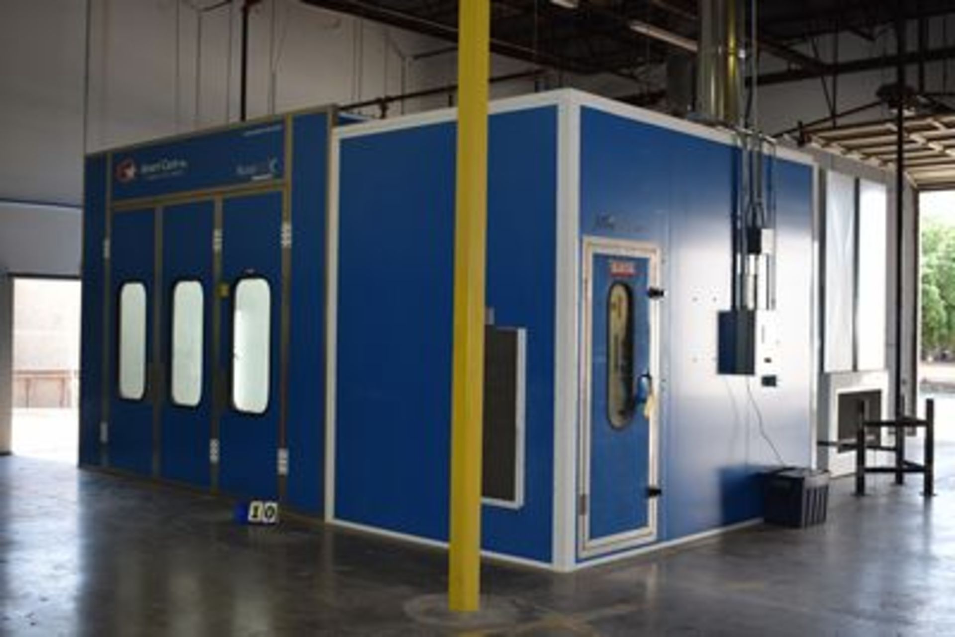 AMERI-CURE INC PAINT BOOTH, 2016, DELAYED REMOVAL: JULY 15, APPROX 22' W X 32' D X 11' TALL