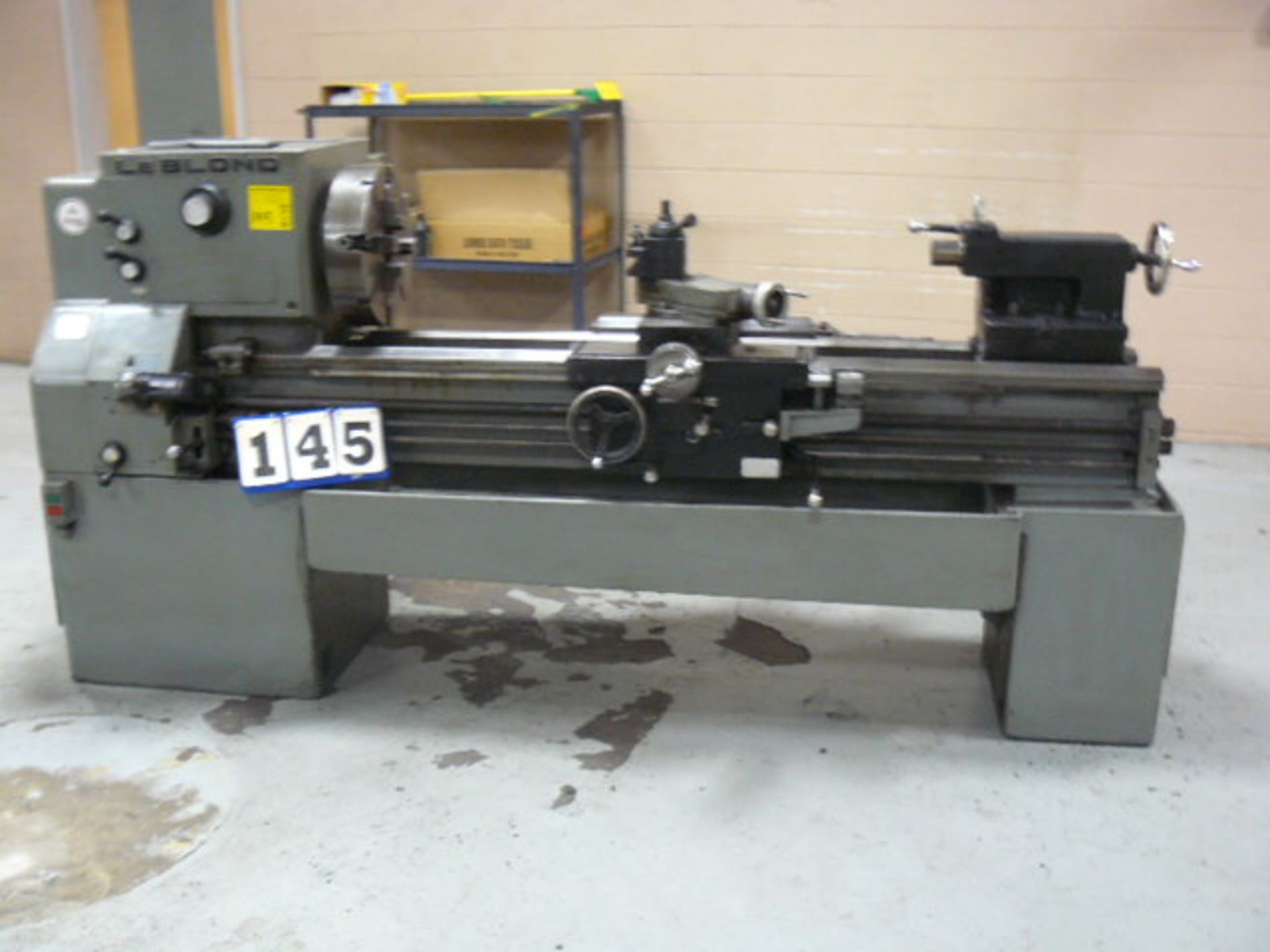 REGAL LEBLOND ENGINE LATHE, APPROX 20" X 48", 16" 4 JAW CHUCK, QC TOOL POST (LOCATION 2: 700 W