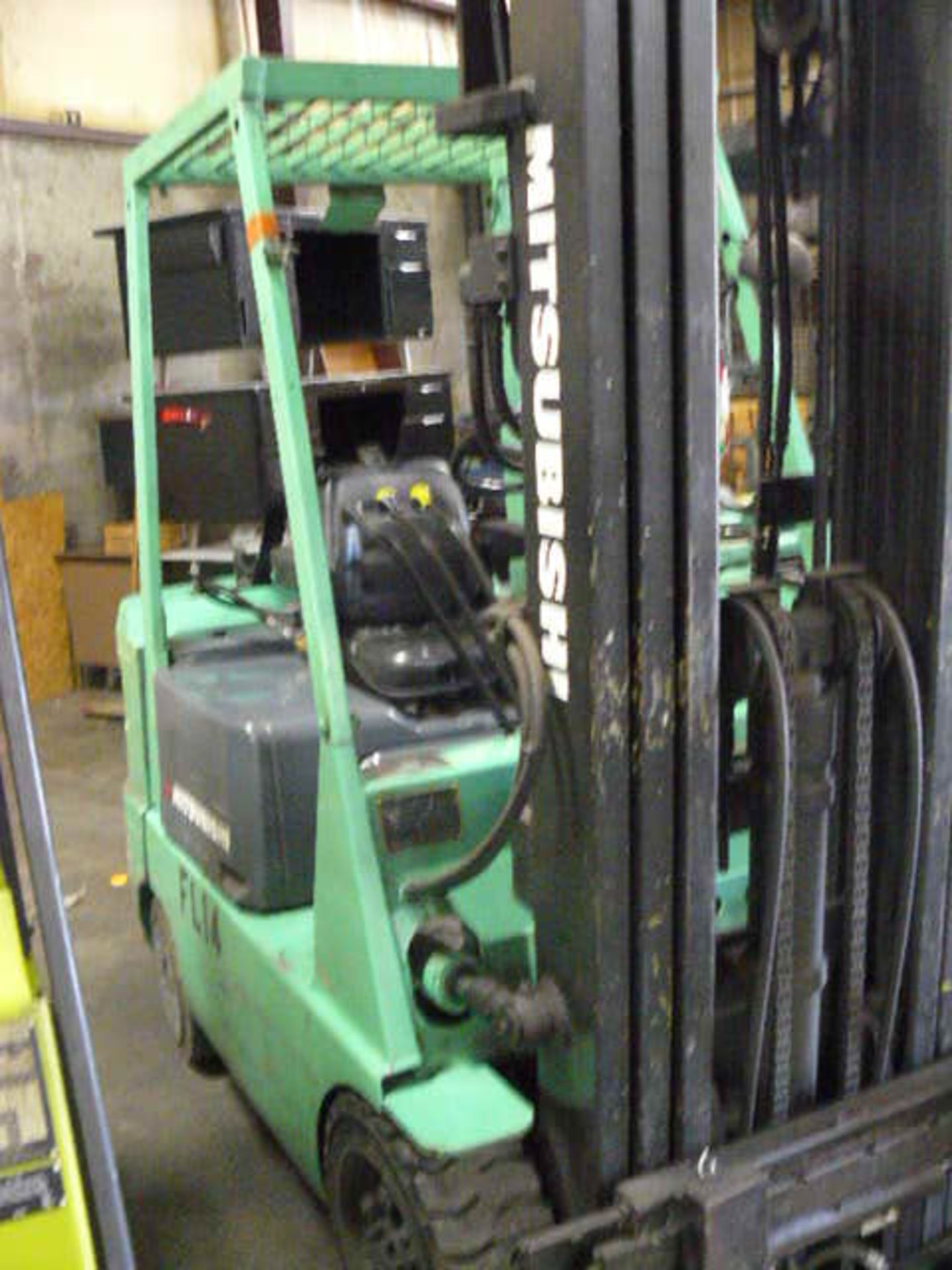 MITSUBISHI FORKLIFT, MDL:FGC25 4350 LB LIFT CAP, 188" LIFT HEIGHT, LP GAS, SIDE SHIFT, 4' FORKS ( - Image 3 of 6