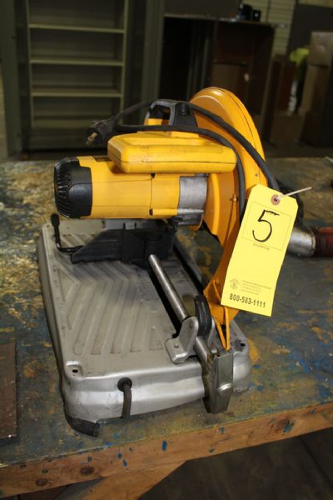 DEWALT 14" ABRASIVE CHOP SAW (LOCATION 1: 1308 LE GILLILAND DR, TEXARKANA, AR 71854)