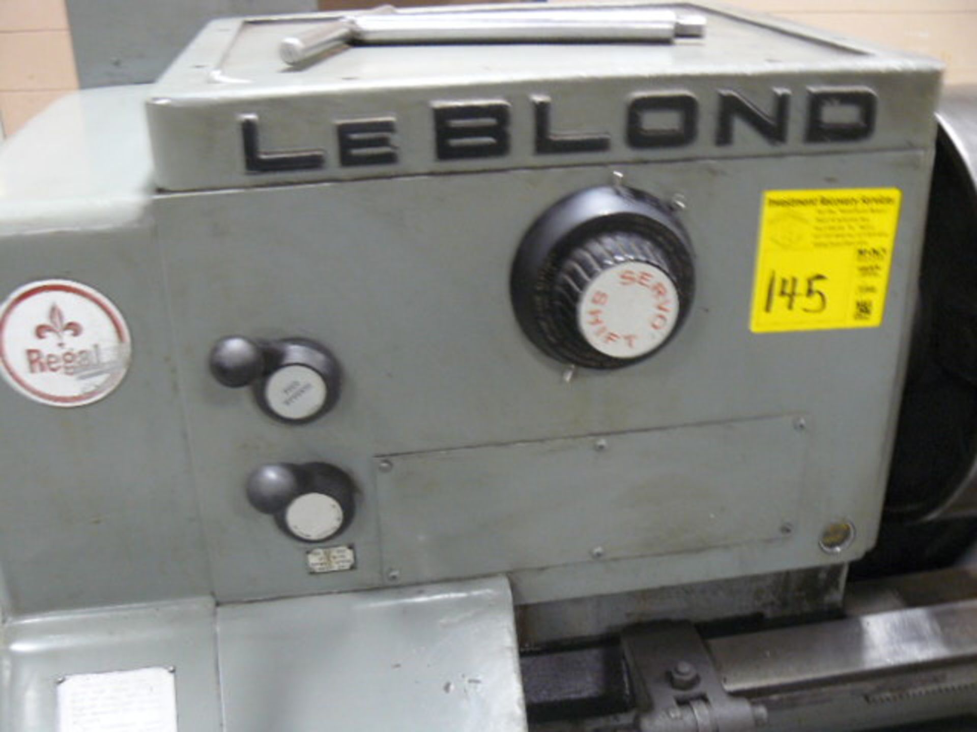 REGAL LEBLOND ENGINE LATHE, APPROX 20" X 48", 16" 4 JAW CHUCK, QC TOOL POST (LOCATION 2: 700 W - Image 2 of 5