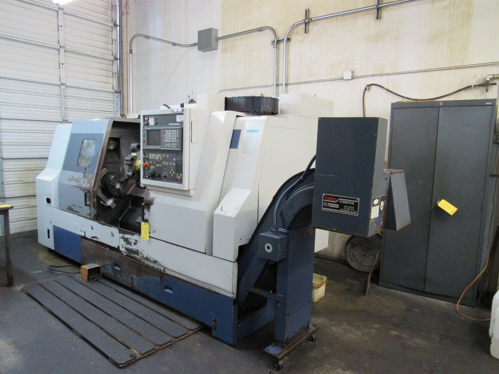 Mori Seiki SL-25B CNC Lathe, new 1995, 20” swing, 40” centers, 10” hyd. 3-jaw chuck, 12 pos. tool - Image 2 of 9