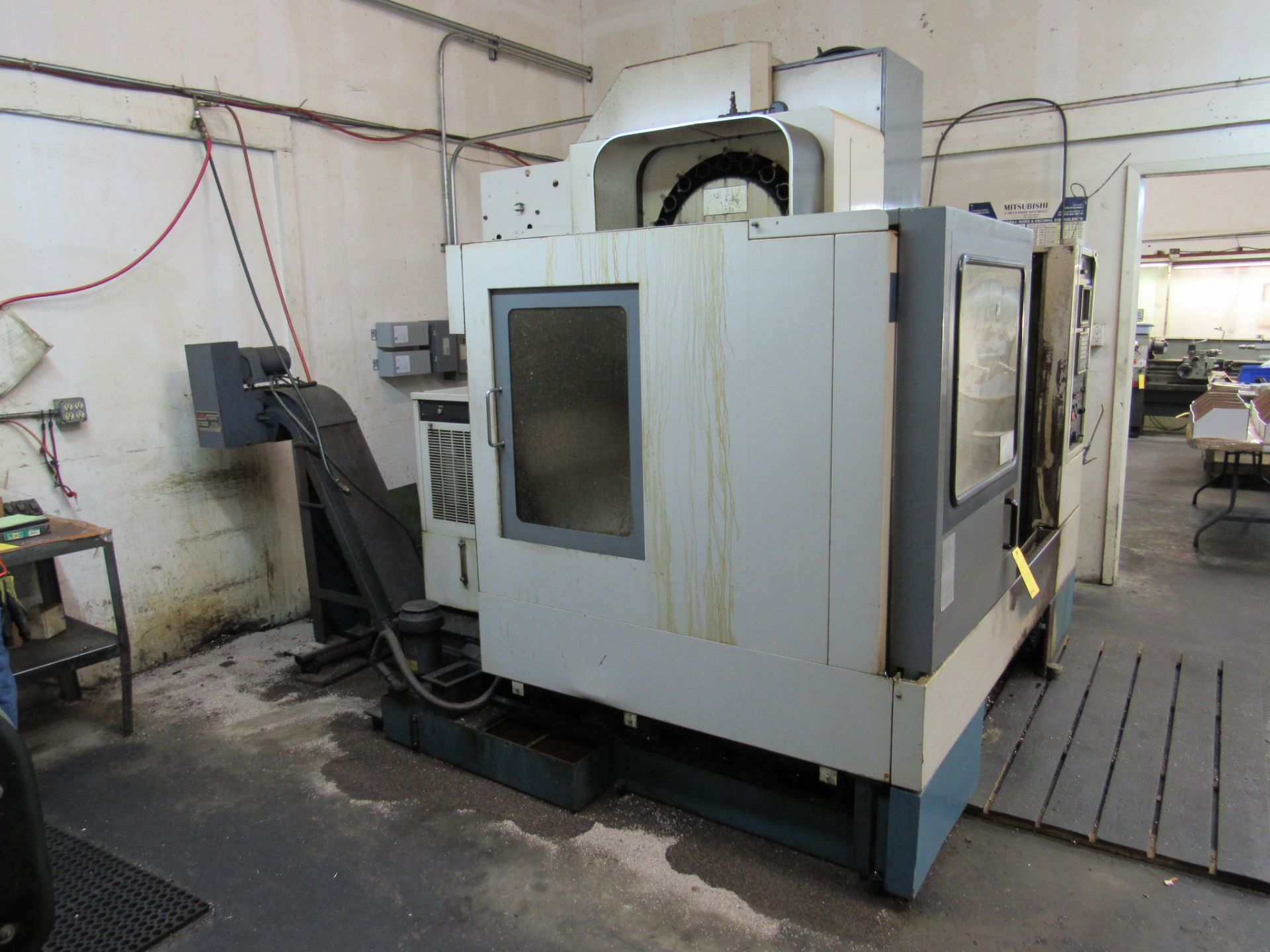 Mori Seiki MV-40/40 CNC Vertical Machining Center, new 1996, 30” X trvl, 16.5” Y trvl, 22” Z trvl, - Image 5 of 17