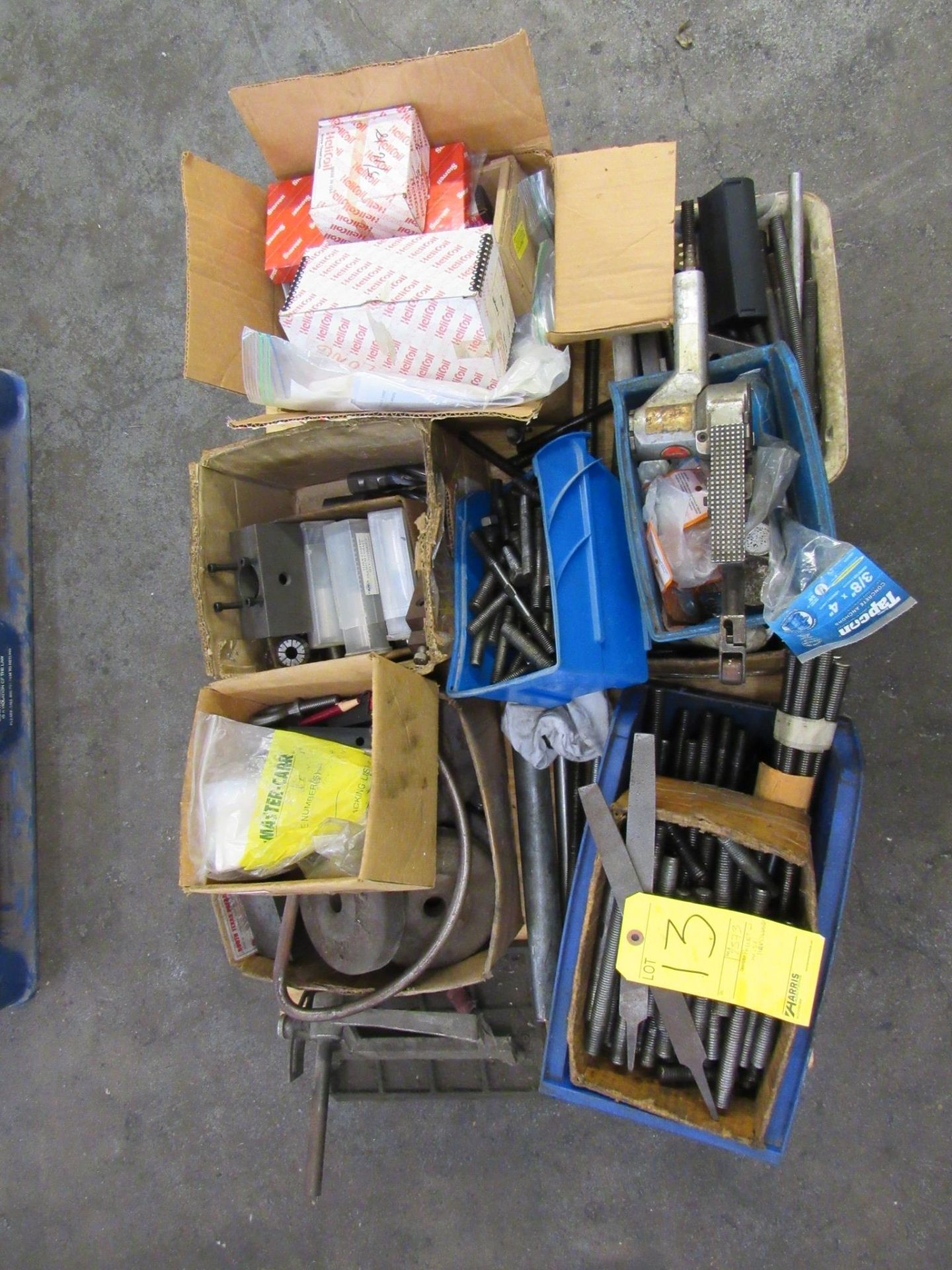 Lot of miscellaneous tooling, bolts, hand tools, etc.