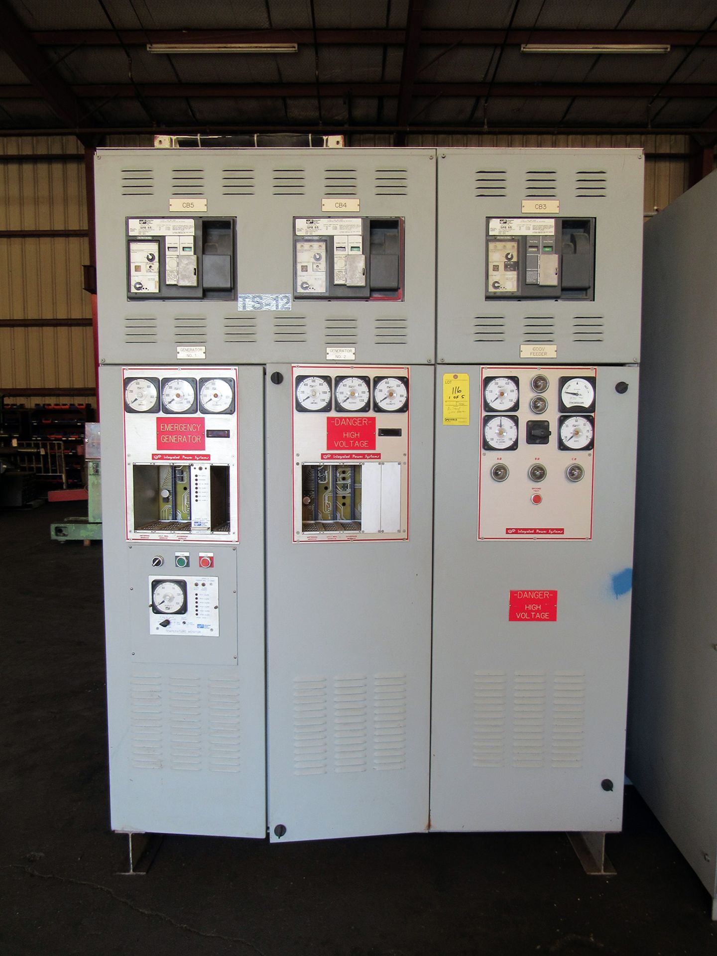 1250 KW Avitron Model K575A Outdoor Resistive Load Bank with Switch Gear