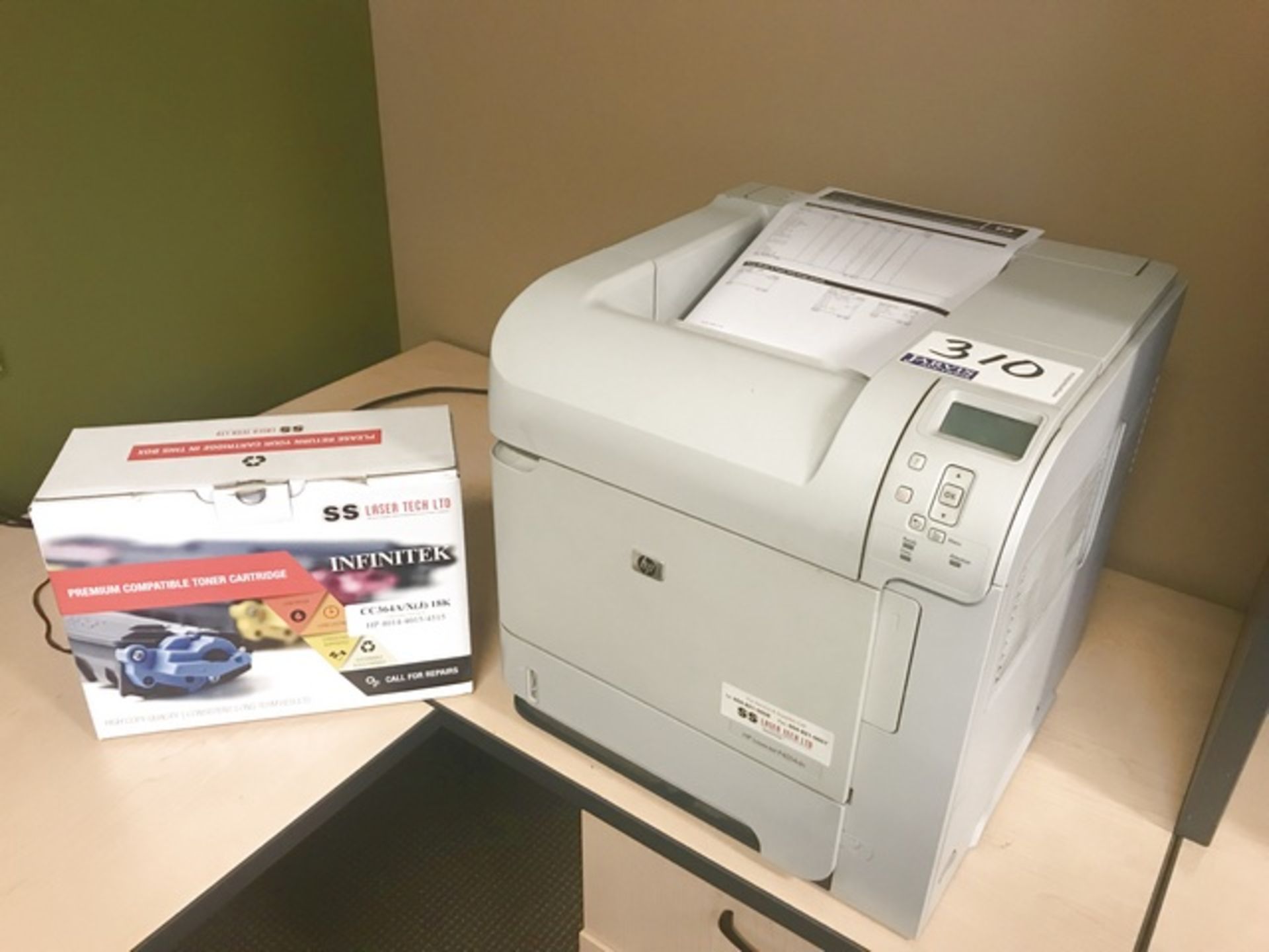 HP P4014DN LASER PRINTER WITH SPARE TONER
