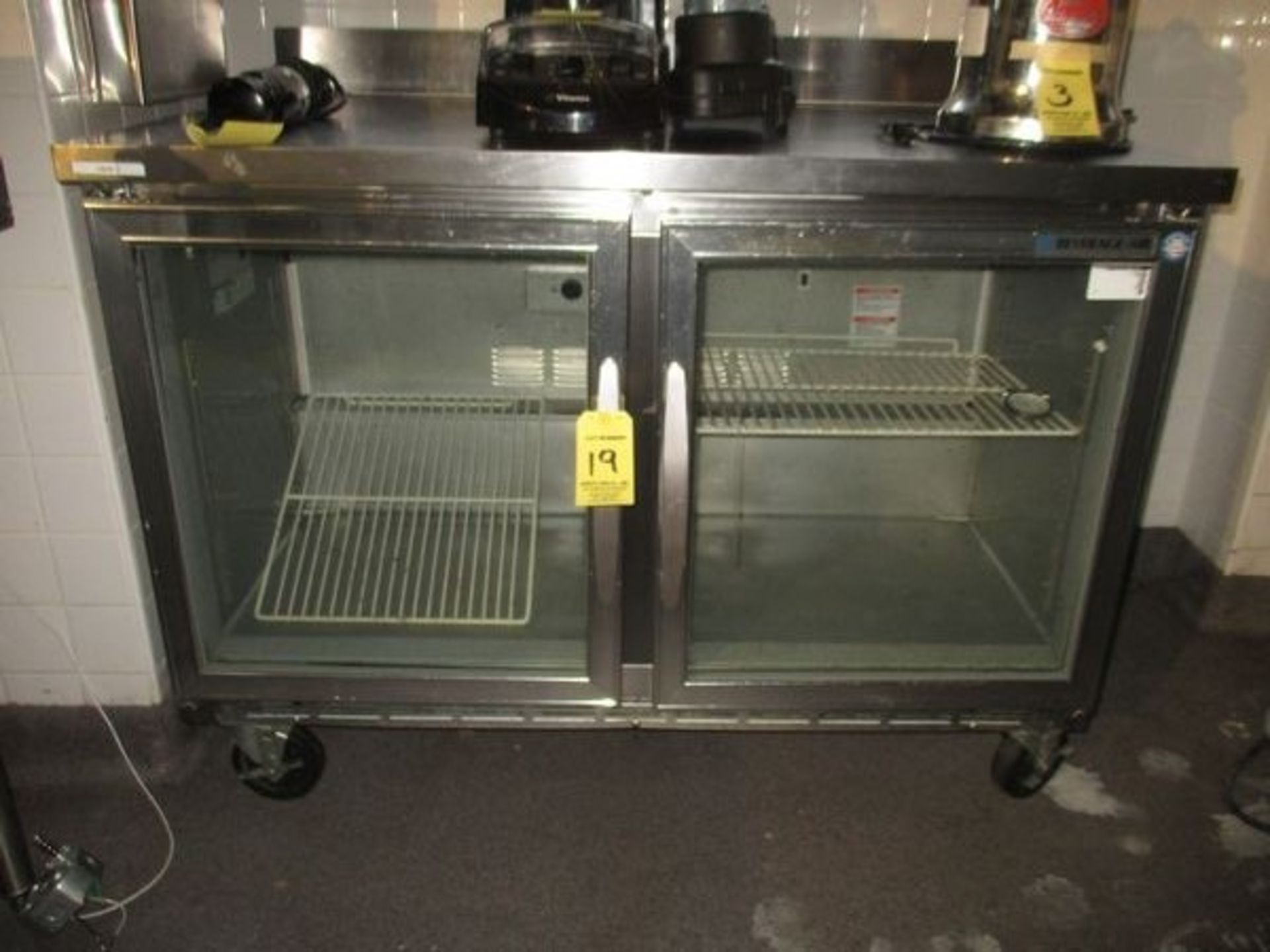 Beverage-Air WTR48A-25-LED S.S. 2-Glass Door Port. Refrigerator (Asset Located in Brighton, MA)