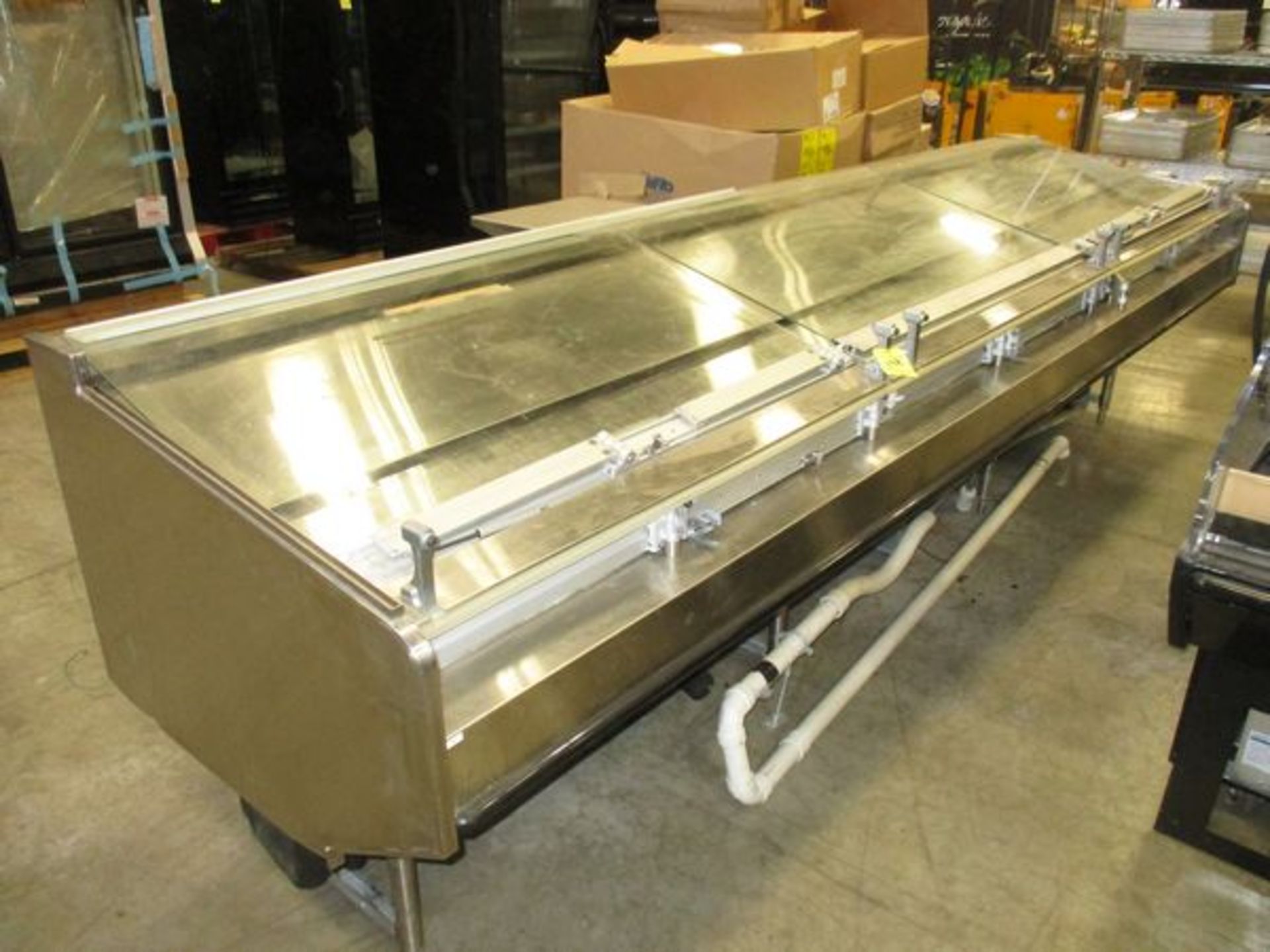 2015 Hillphoenix 196887BSDSW12RGC 12' Iced Seafood Counter (Asset Located in Middleboro, MA)