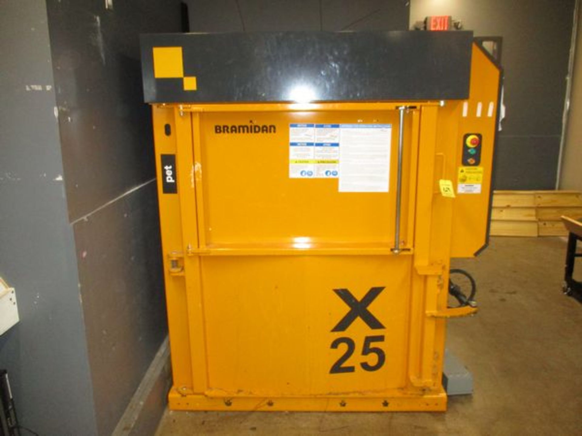 2016 Bramidan X25 Vertical Baler, s/n PEX365610 (Asset Located in Brighton, MA)