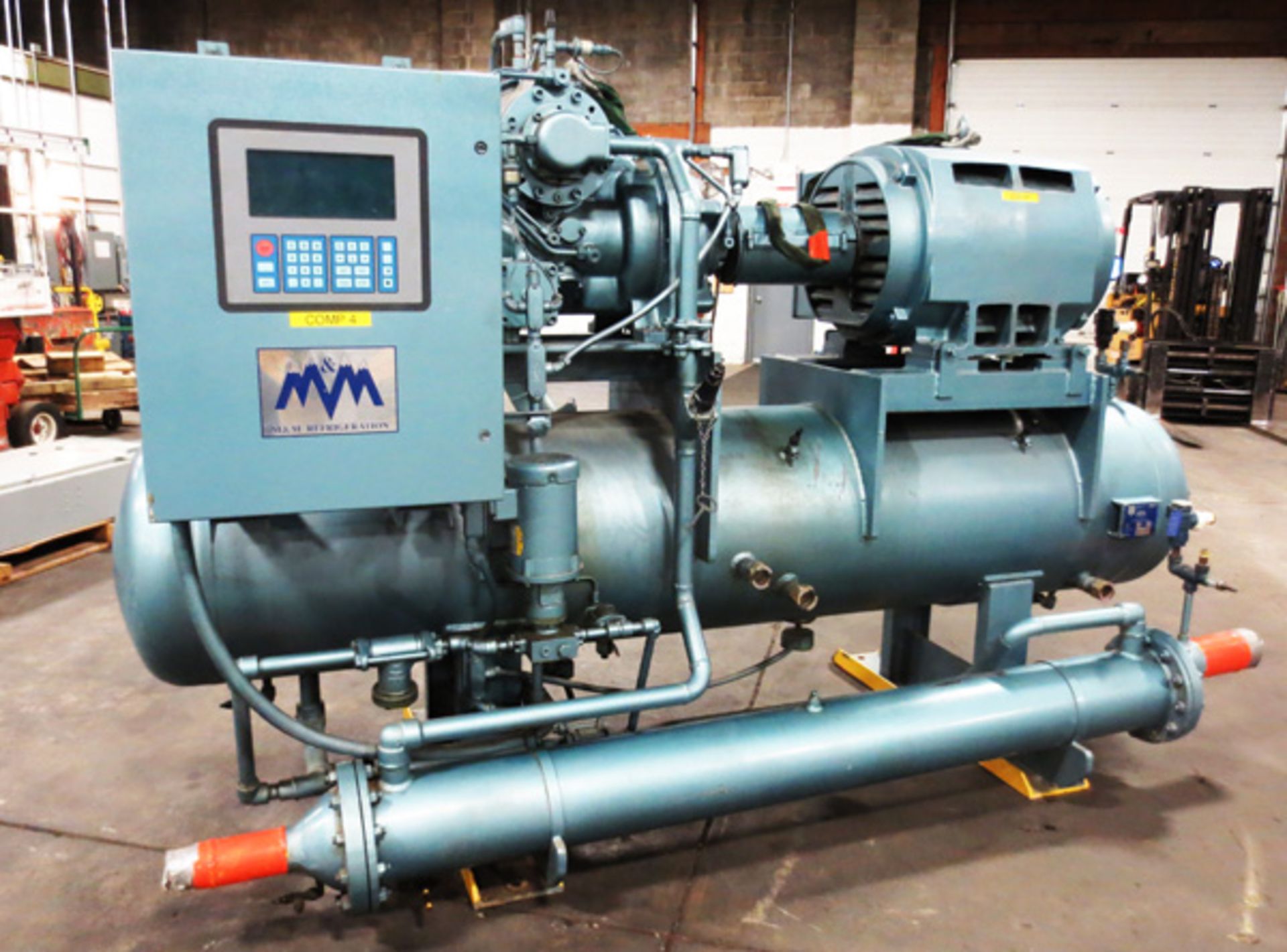 M&M Refrigeration/York A65HT/SAB163HF 300 HP Ammonia Compressor - Year Built: 2000, 300 HP AC Motor