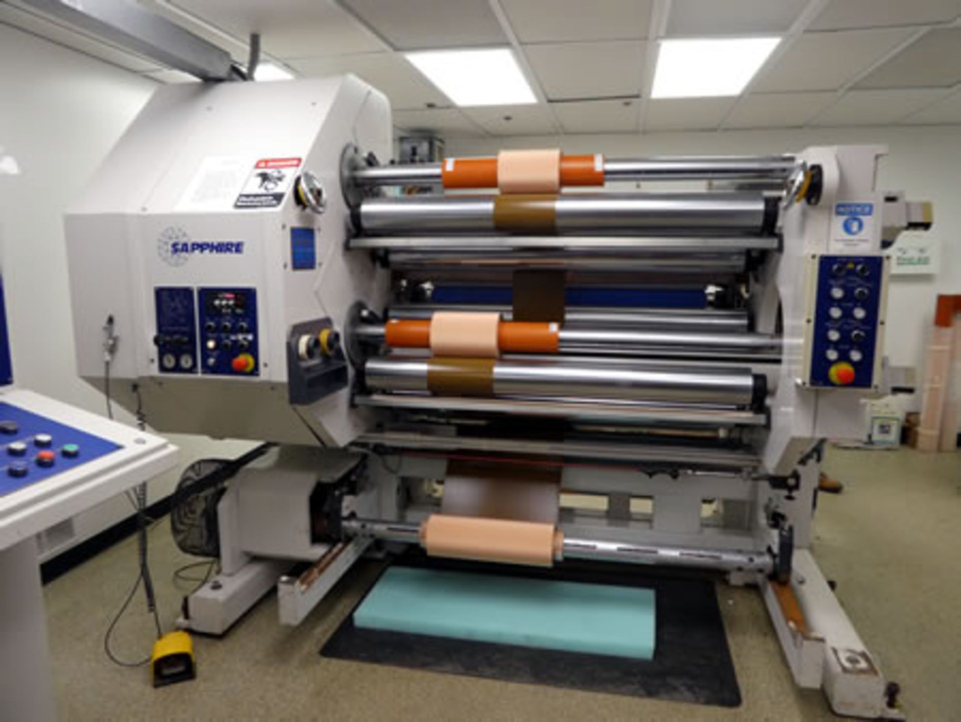 Ashe Duplex Center Slitter Model Sapphire 135-30 - Designed for slitting foil. Like new with only - Image 2 of 11