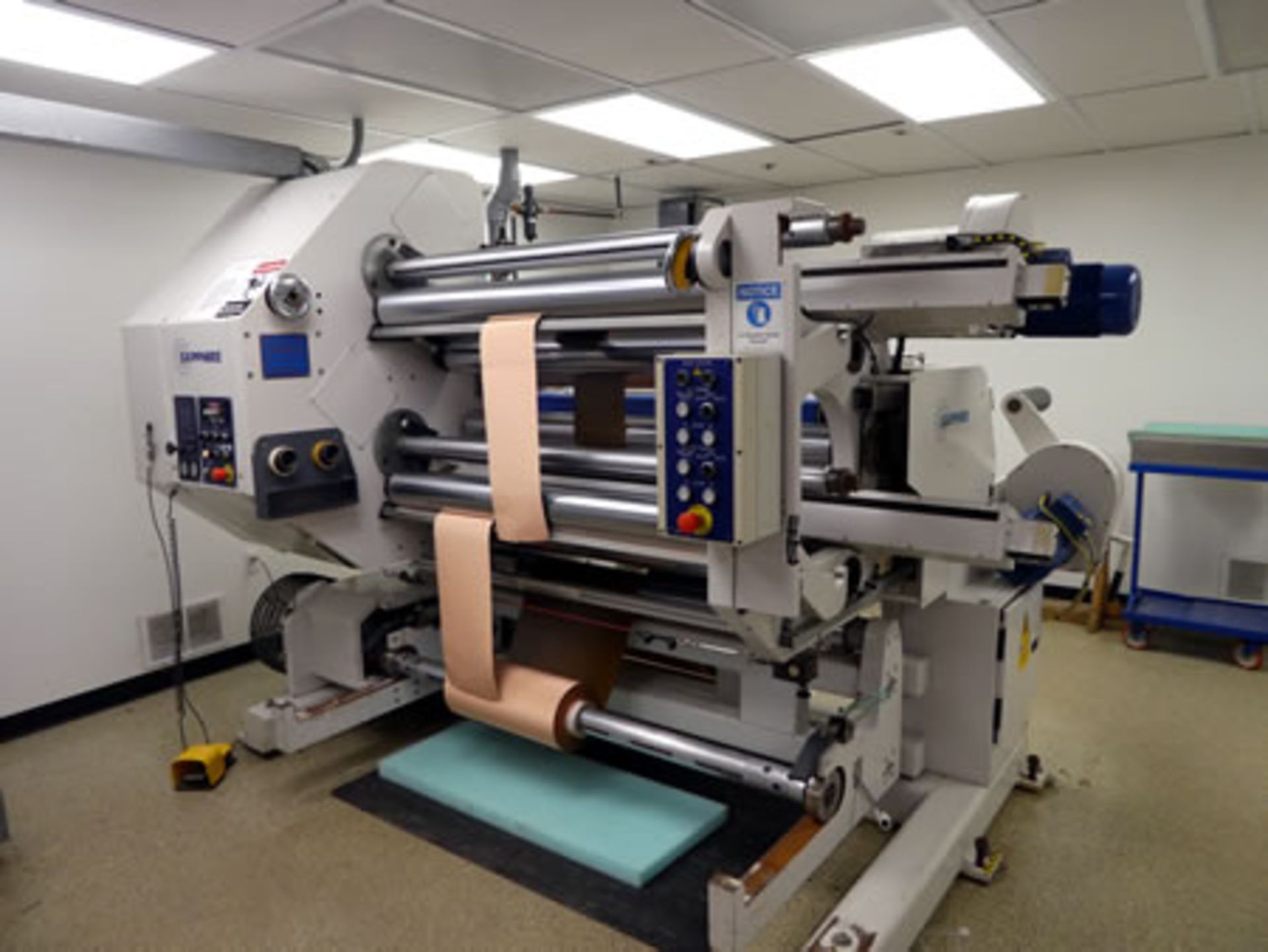 Ashe Duplex Center Slitter Model Sapphire 135-30 - Designed for slitting foil. Like new with only - Image 3 of 11