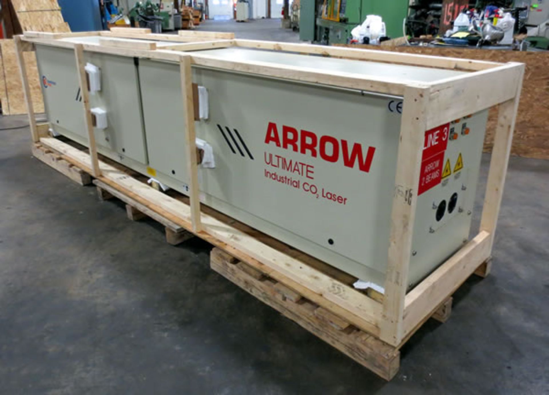 Convergent Prima Arrow Ultimate-2 Dual Beam CO2 Laser System (April 2002) - Includes laser head,