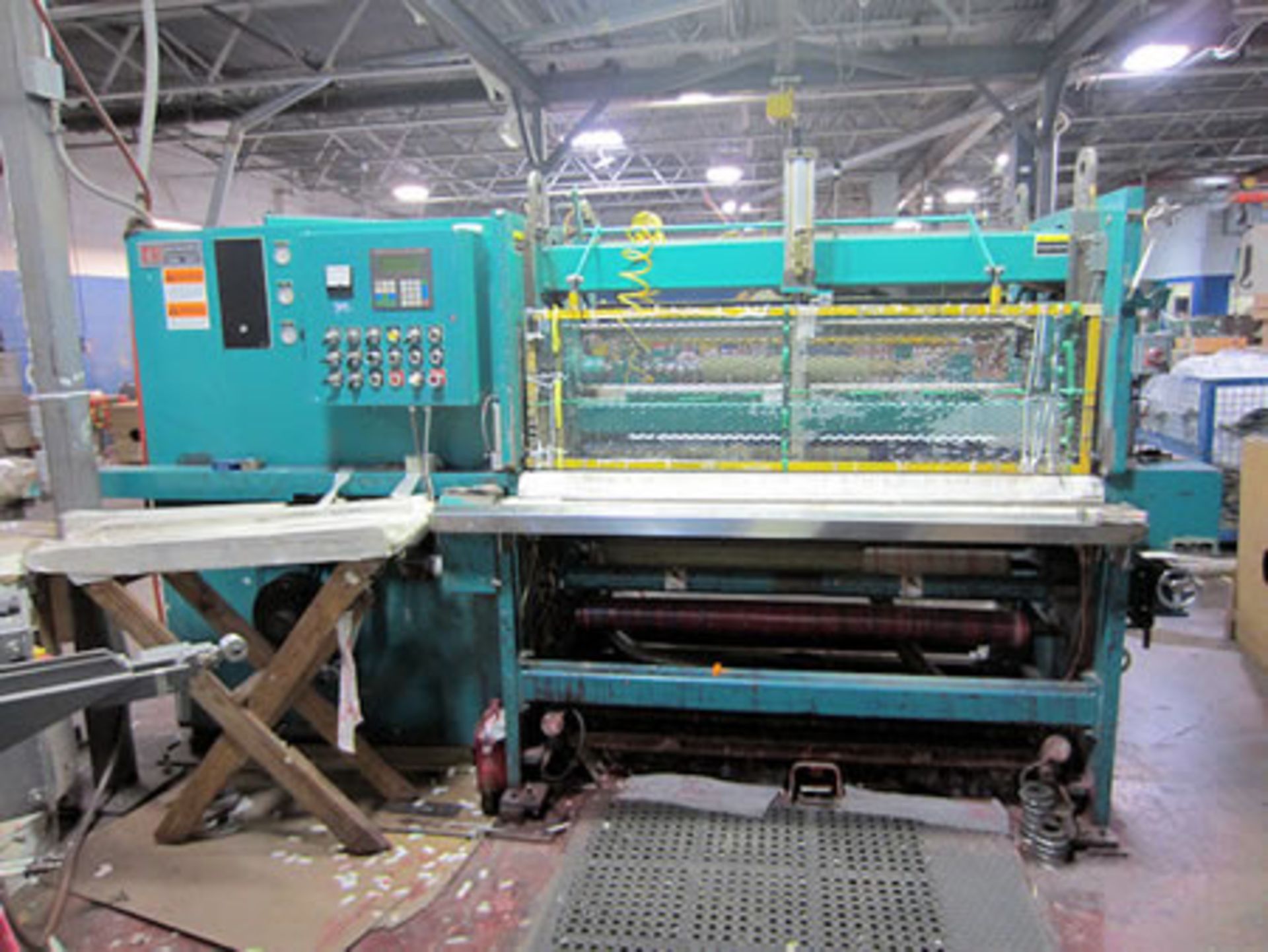 1996 Dusenbery 616MP-2 2 Ply Add Roll Slitter - 54" web width, 2-position 50" diameter unwind with - Image 2 of 11
