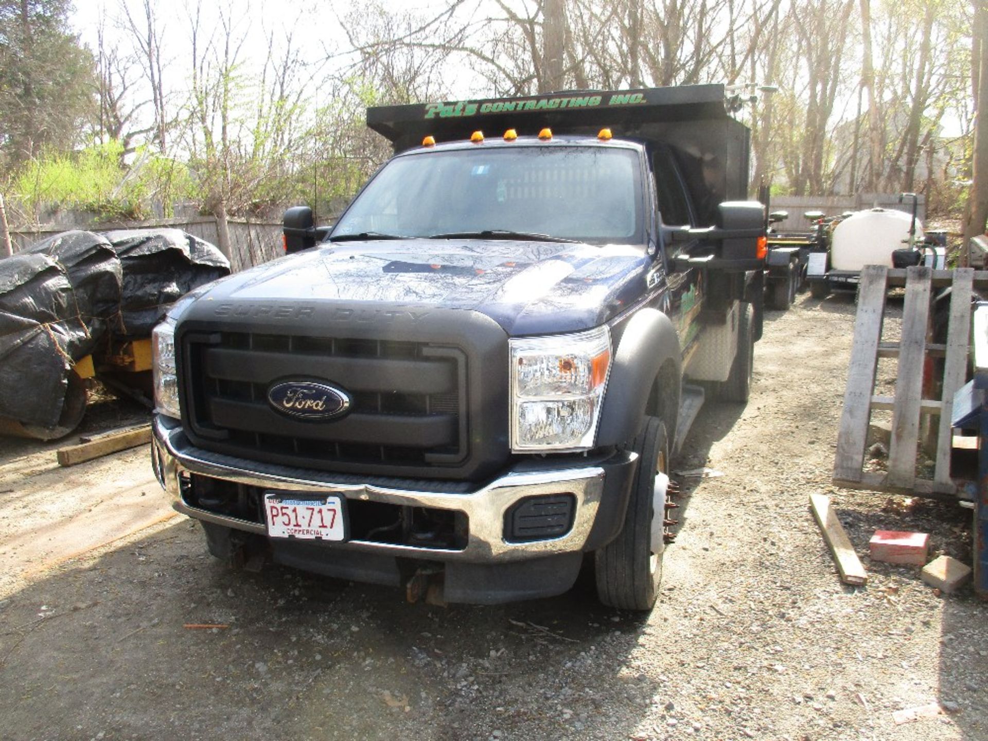 2012 Ford F550 6 Wheel Dump Body Truck V/N 1FDUF5HT4CEB18664, Plow