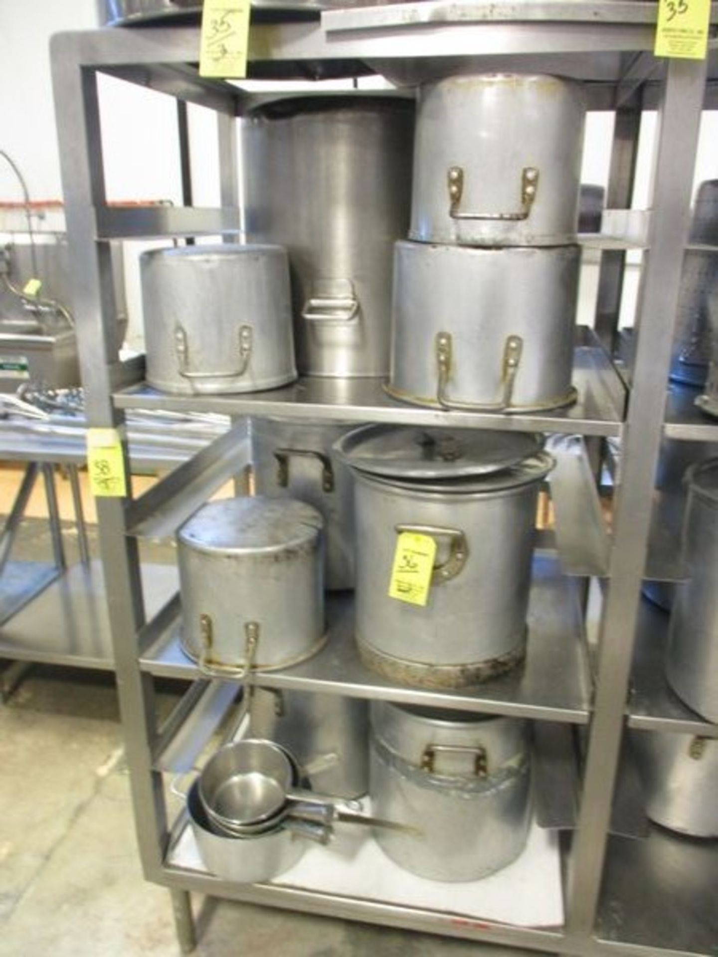 LOT (9) Asst. Metal Cooking Pots