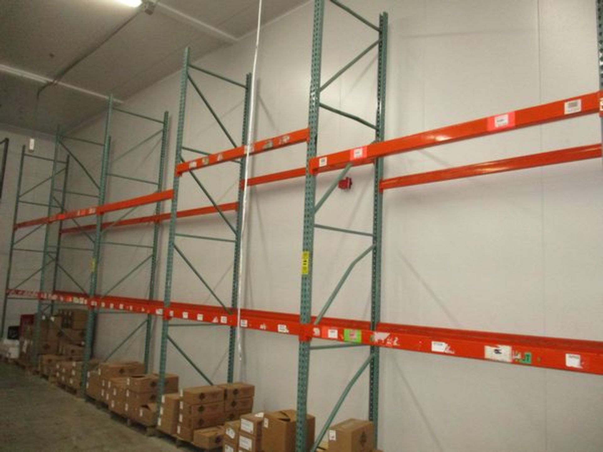 LOT (6) Sections of 8' x 42" x 16' Pallet Shelving