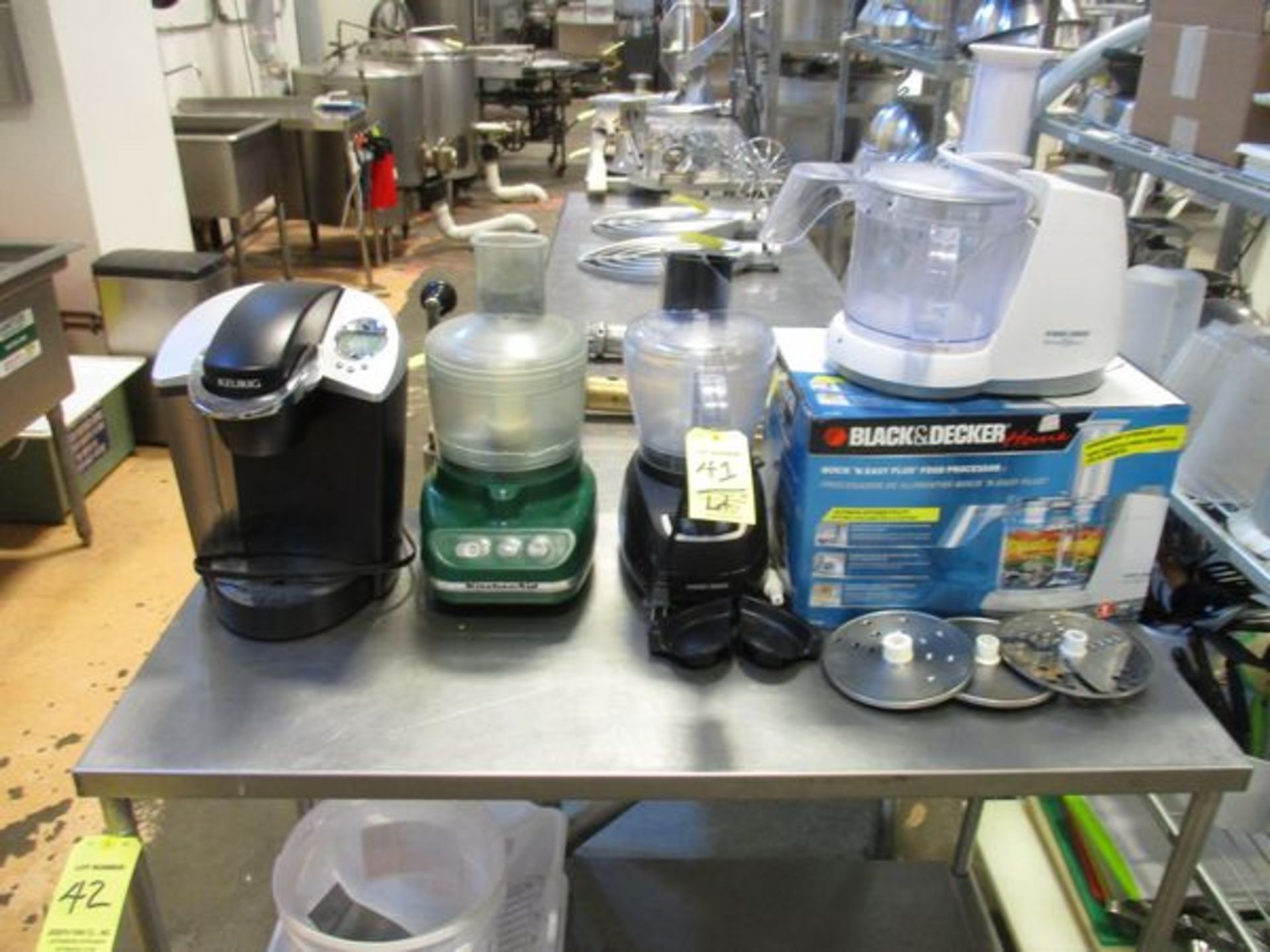 LOT Food Processors, Keurig Coffee Machine