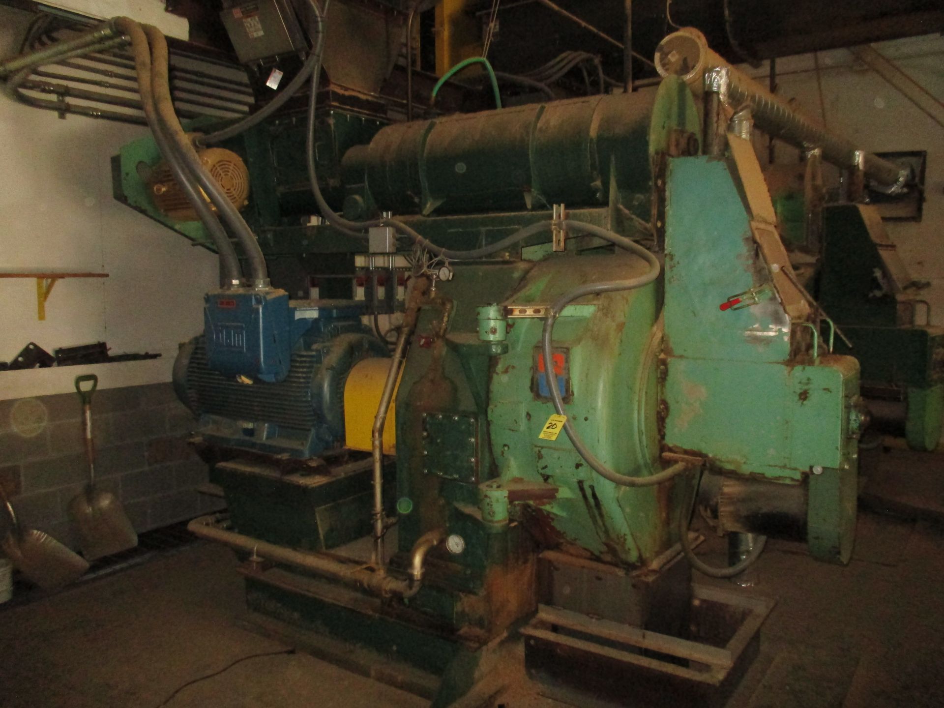 Sprout Waldron 26-300 Pellet Mill, 26" Ring Die, 3 Ton Per Hour, 300 HP, s/n 77-130, w/2014 AKG