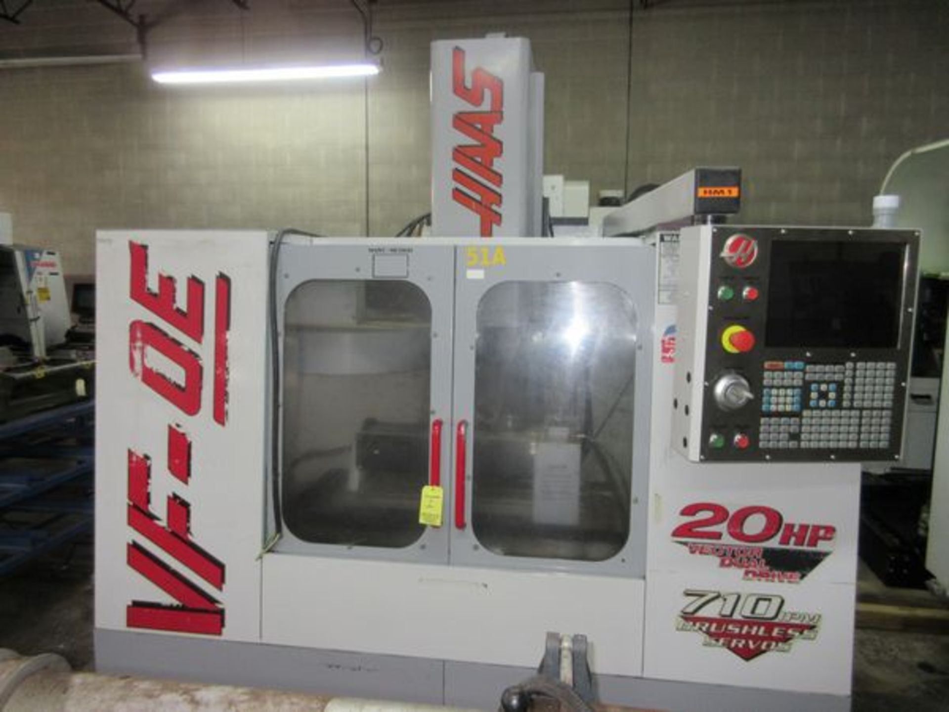 1999 Haas VF-OE CNC Vertical Machining Center, s/n 17160, 14x36" Table, Updated Haas Control, Haas