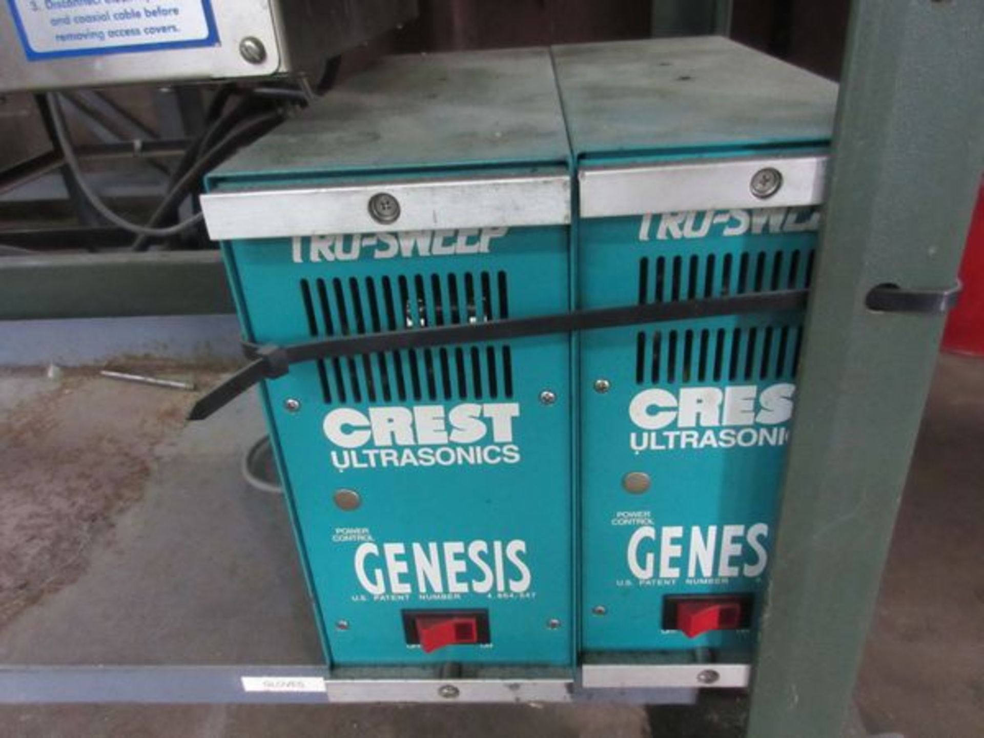 Crest Ultrasonic Cleaner w/Generators w/Port. Cart - Image 2 of 2