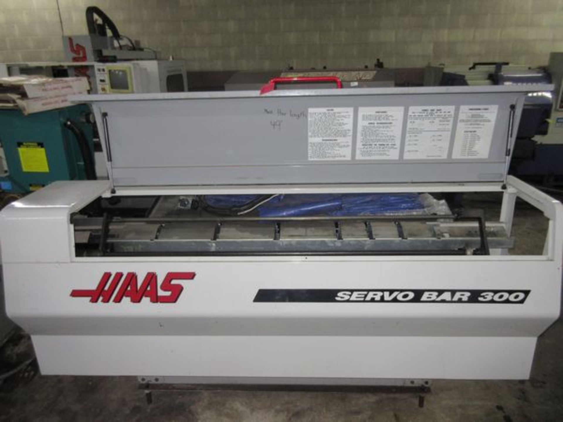 Haas Servo Bar 300 Bar Feeder for Haas SL20 CNC Turning Center - Image 2 of 4