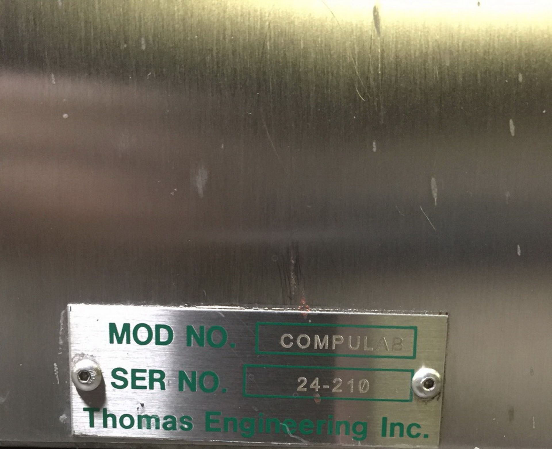 Thomas XR Perforate Interchangeable Pan Coating System rated for solvents, Model Compulab 24 - Image 23 of 24