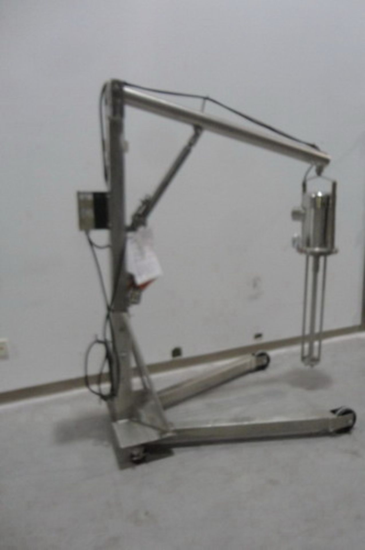 Ross 5HP Stainless Steel Homomixer on Portable Hoist, Model HSM-105, SN 103335 - Image 2 of 4