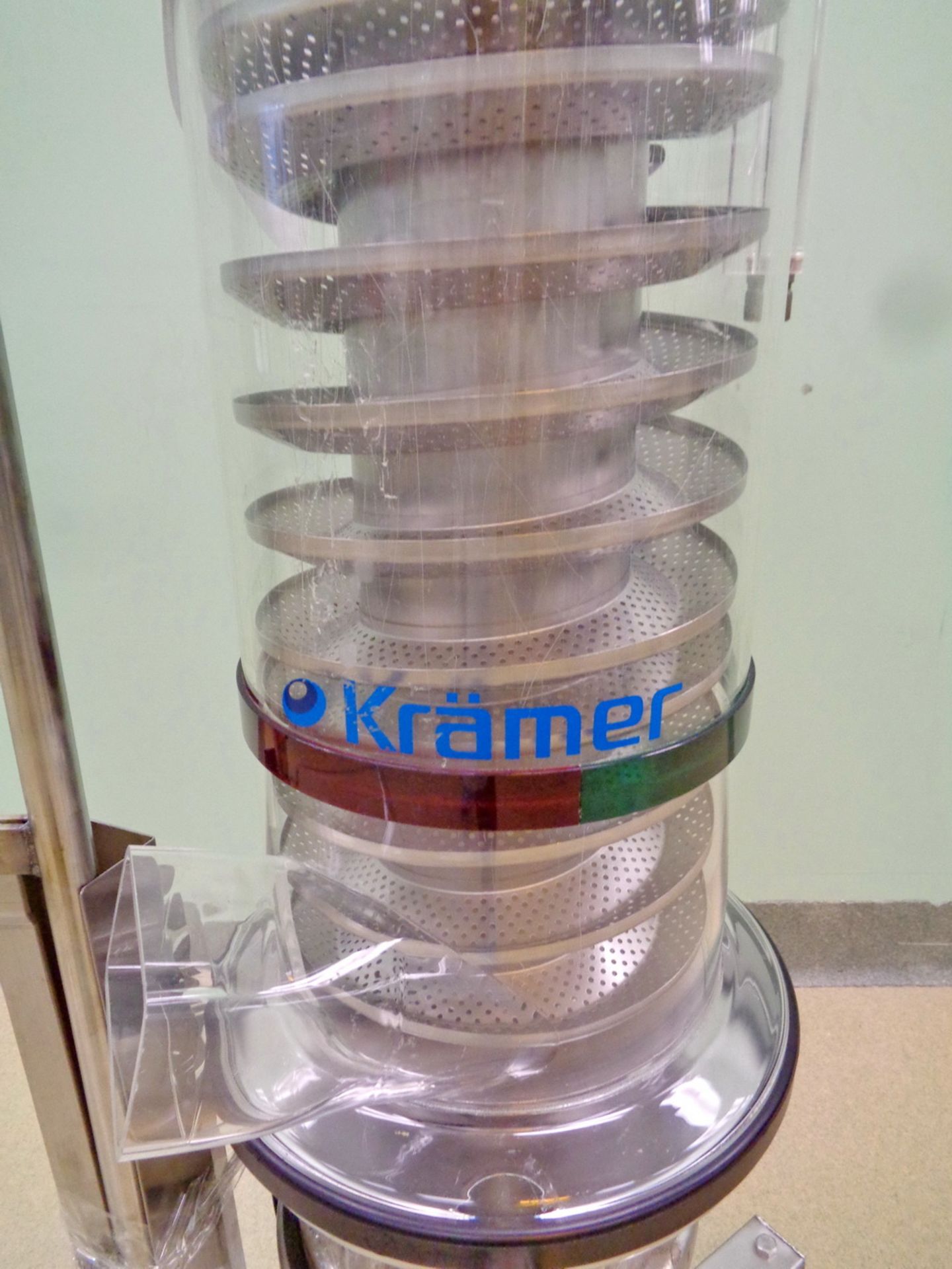 Kramer Vertical Stainless Steel Tablet Deduster, Model E92-500, S/N 1-152, portable - Image 2 of 4
