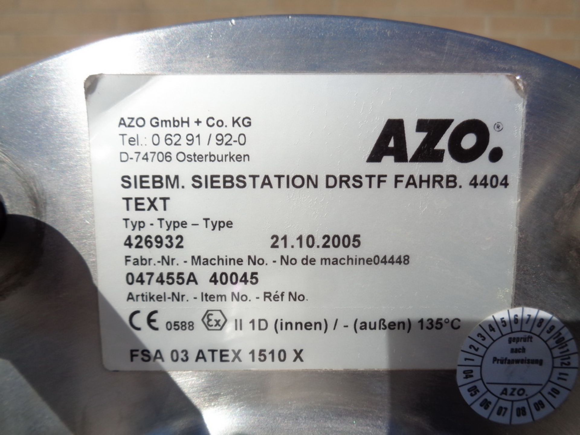 Azo Stainless Steel Portable Sifter - Image 6 of 15