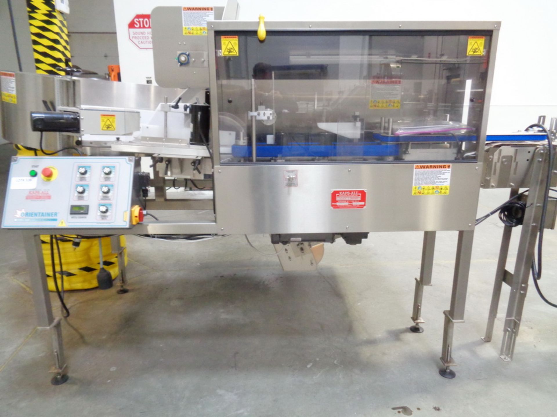 BULK LOT - PARTIAL LIQUID PACKAGING LINE (JUICE LINE #3) W/ PARTS FOR TWO DIFFERENT 2 OZ BOTTLES - Image 3 of 35