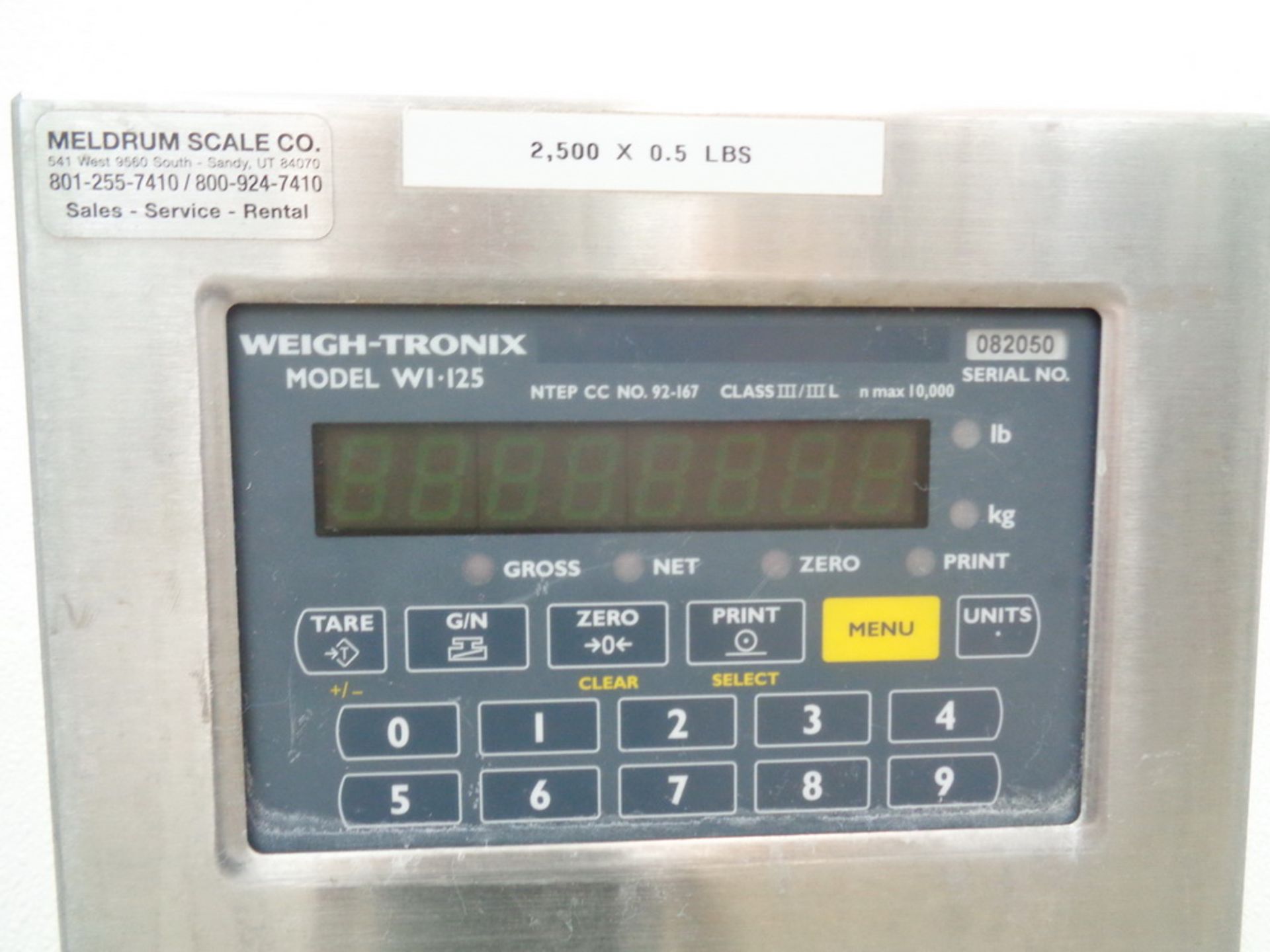 AVERY WEIGHTRONIX DIGITAL SCALE, DISPLAY HEAD ONLY, NO PLATFORM - Image 2 of 2