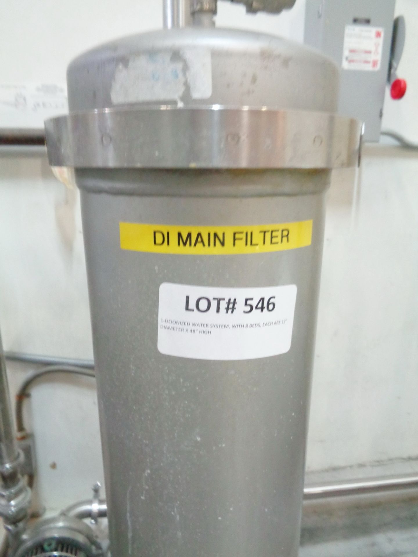 BULK LOT - DEIONIZED WATER SYSTEM, NEW 2012 - Image 4 of 8