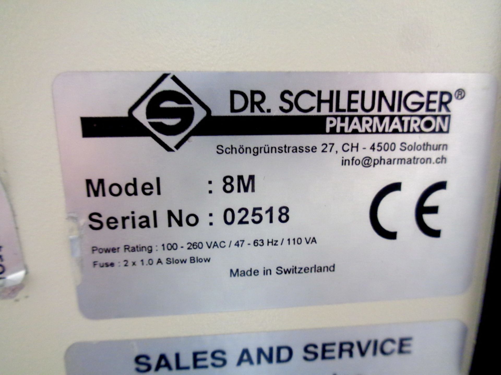 Dr. Schleuniger Tablet Hardness Tester, Model 8M - Image 2 of 3