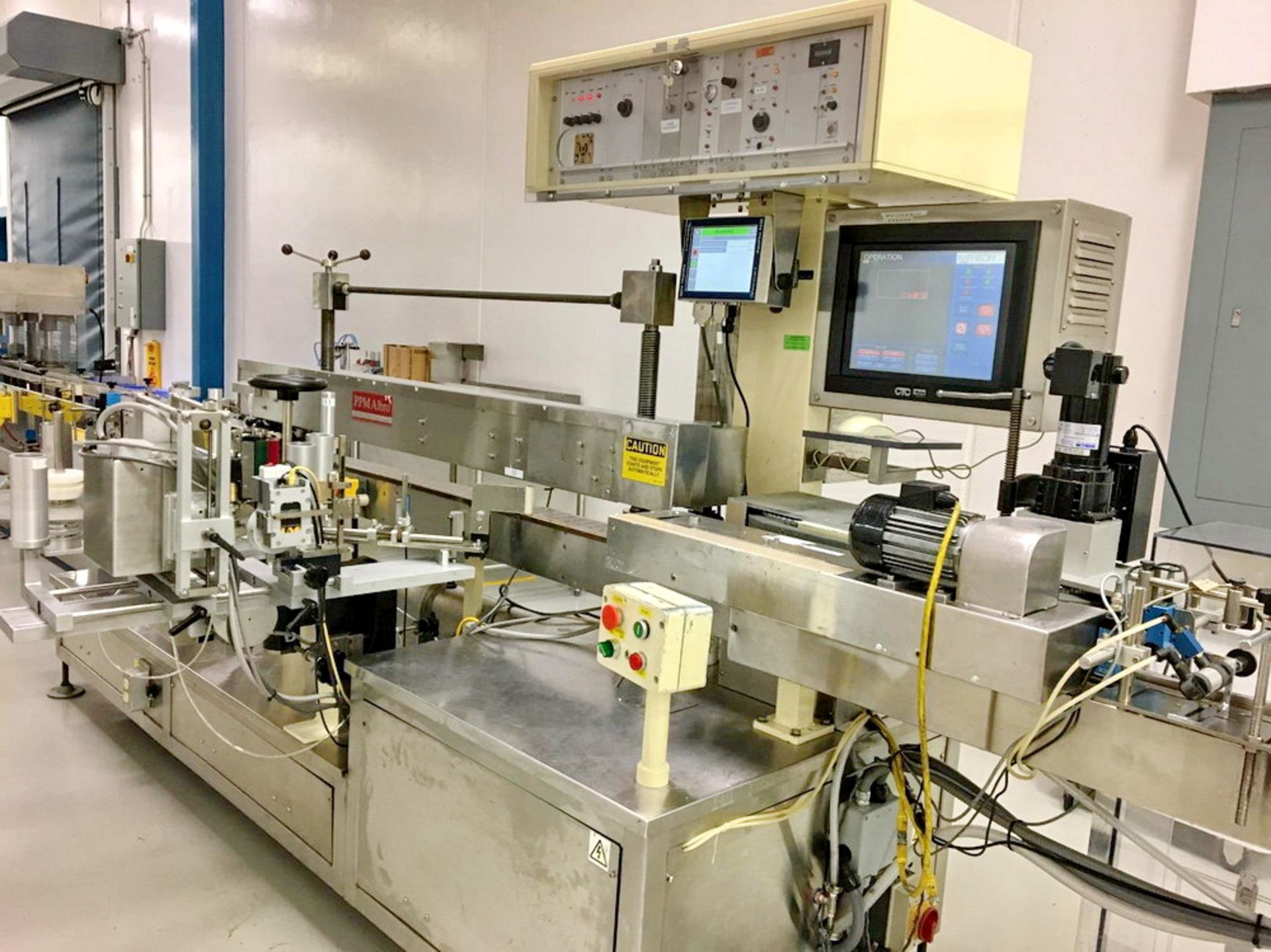 Complete Tablet/Capsule Packaging Line w/unscrambler, filler, counter, cottoner, capper, labeler - Image 15 of 17