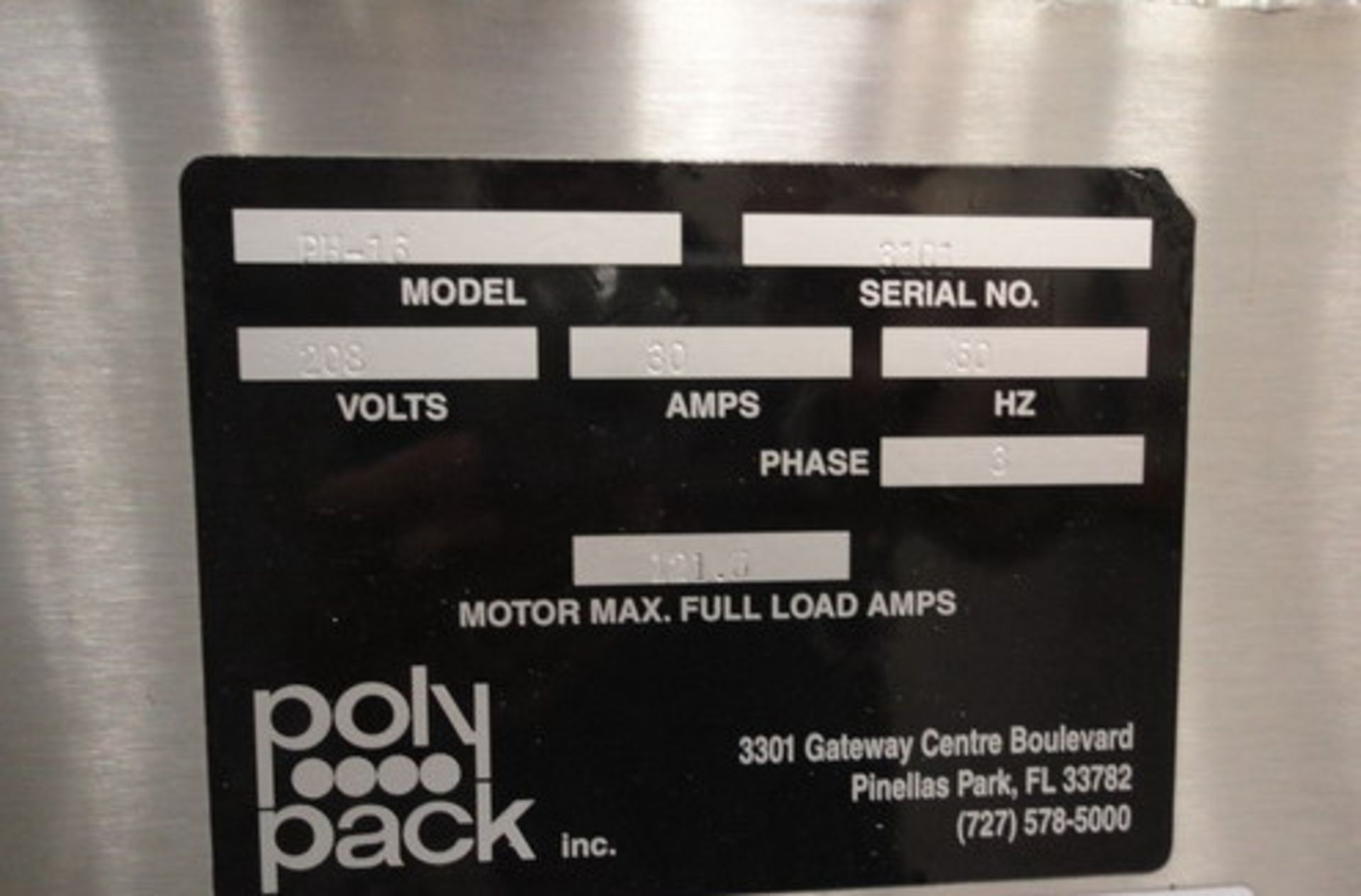 Polypack Bundler (push through wrapper) with Tunnel, Model PH16, SN 3101 - Image 4 of 6