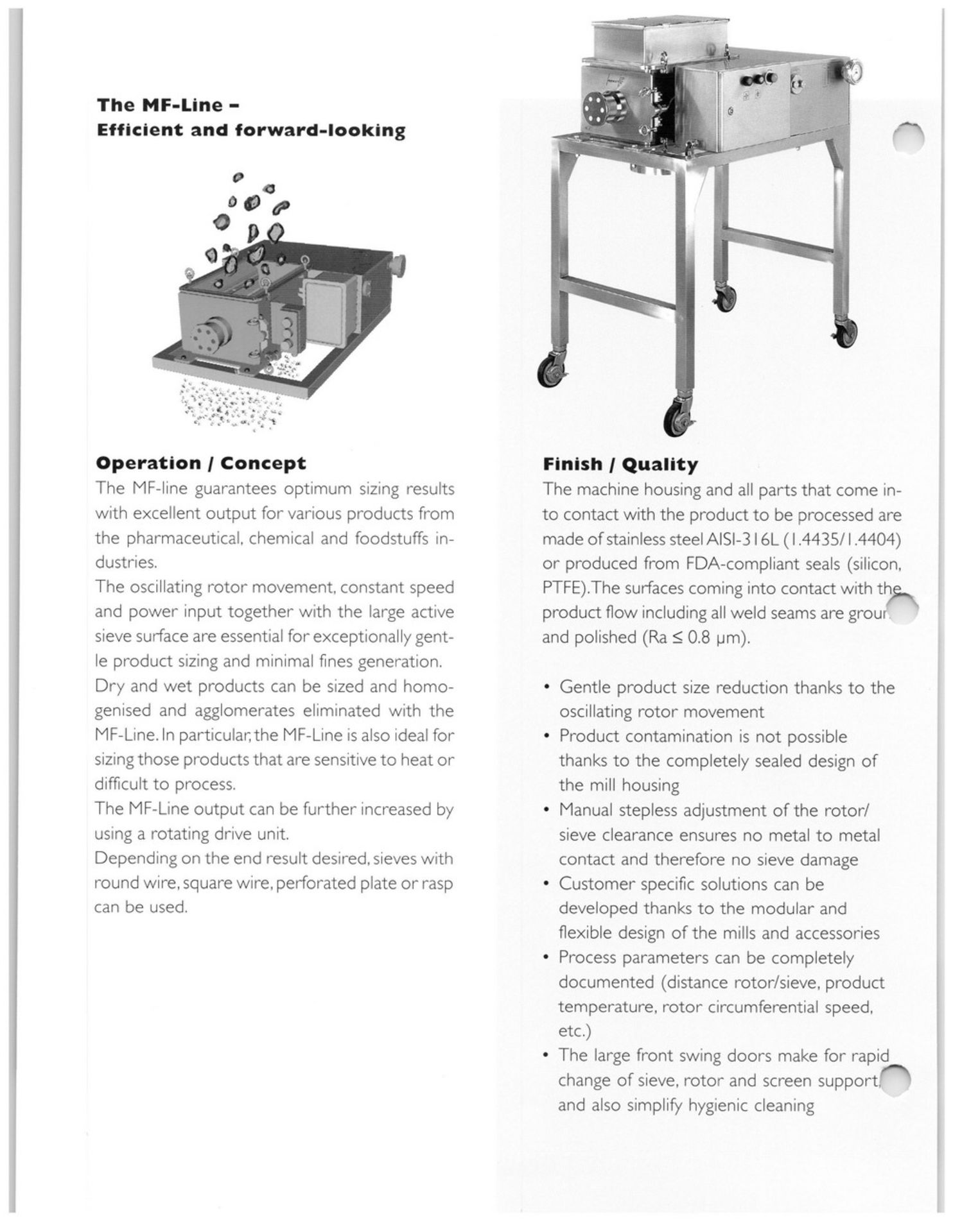 Frewitt Stainless Steel Oscillating Granulator, Model MF6 - Image 10 of 13