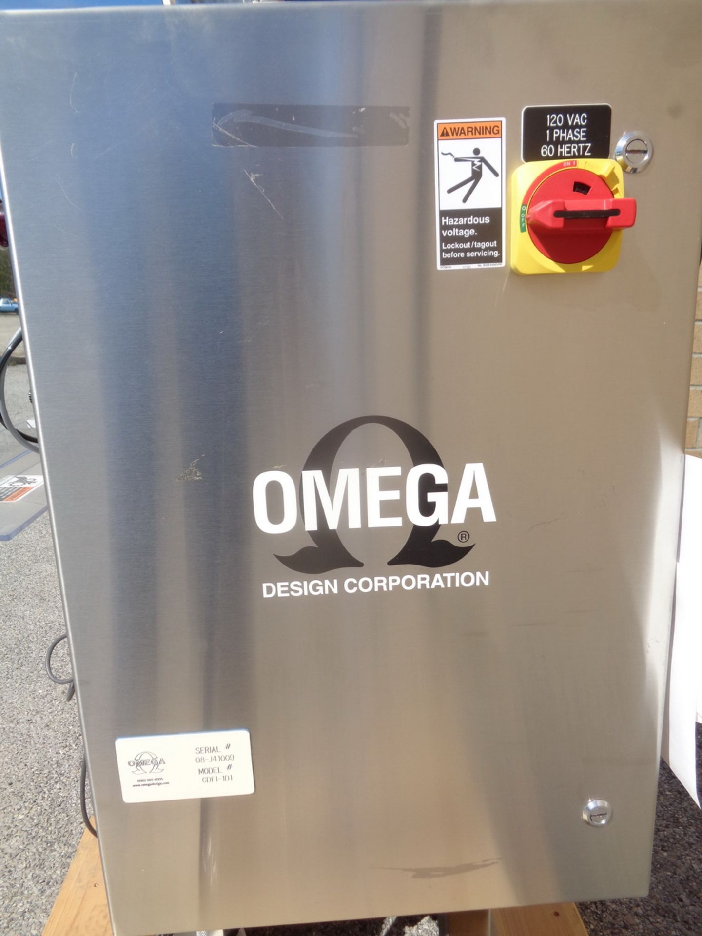 Omega Canister Desiccant Feeder and Elevator, Model CDF1-1D1, S/N 03-J4100 - Image 3 of 14