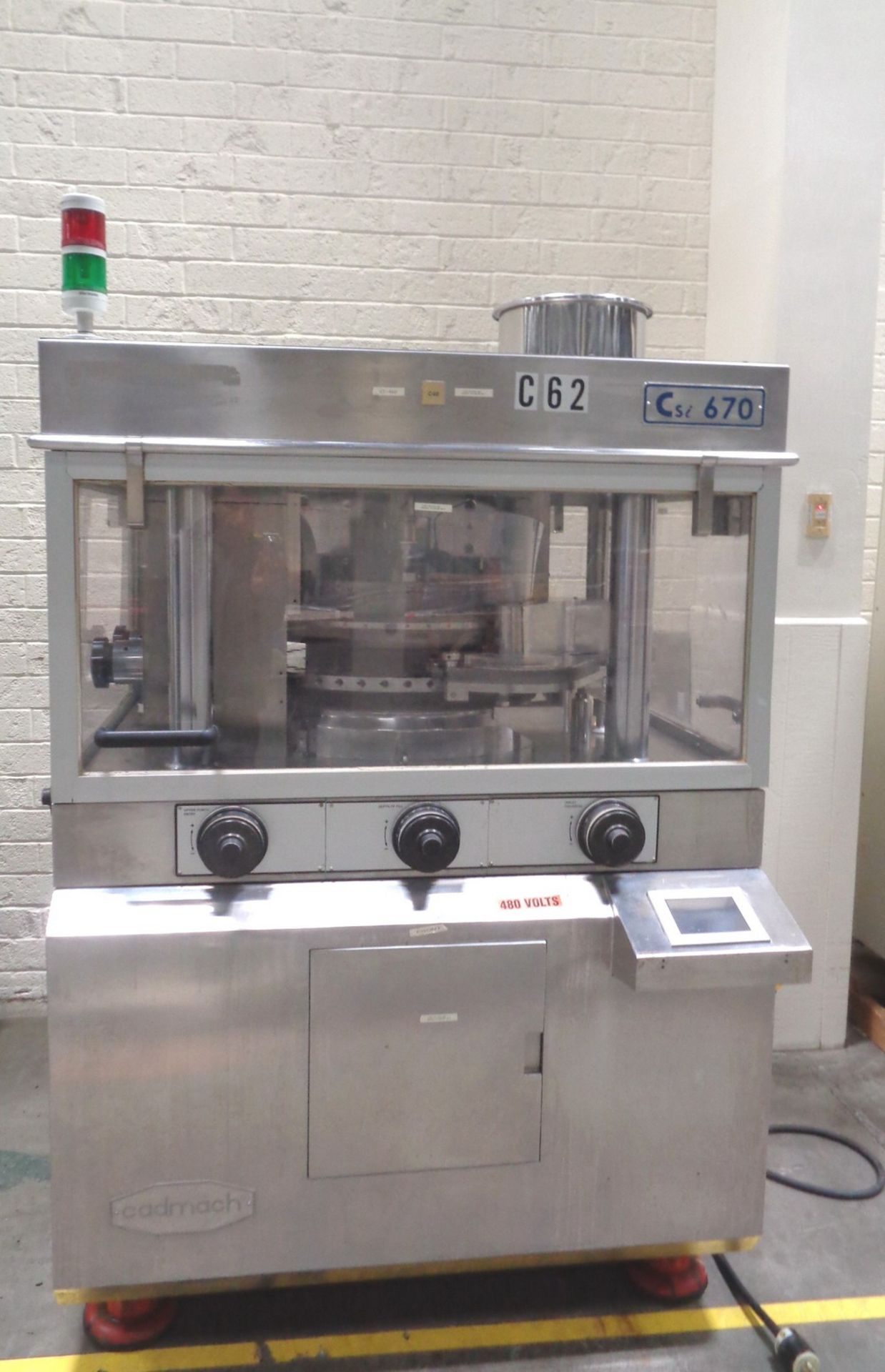 Cadmach 45 Station Medium Speed Rotary Tablet Press, Model CSI 670