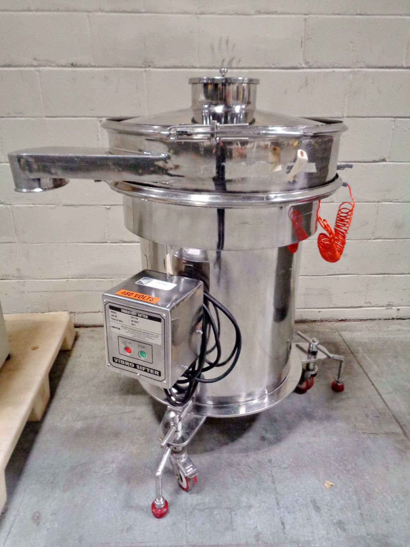 Tapaysa SS Vibro Sifter, Model SAI-750, S/N 2932, new 2011