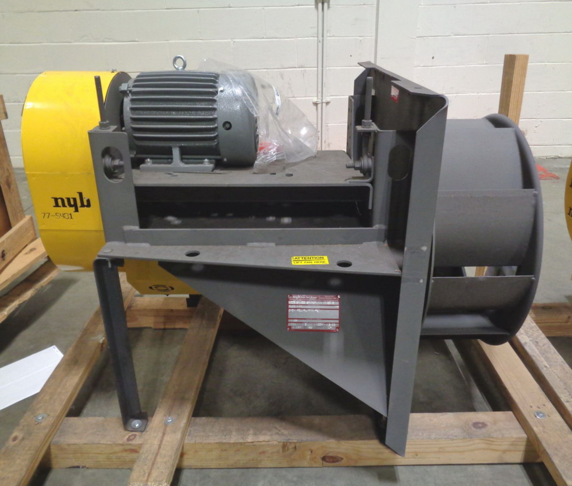 UNUSED New York Blower , 5 HP Explosion Proof Motor, 24ACF, new 2012