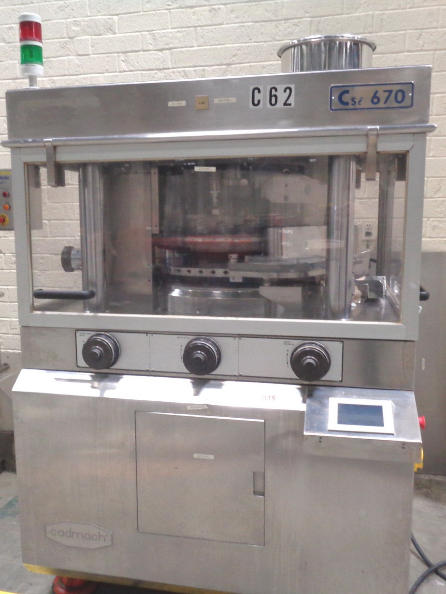 Cadmach 45 Station Medium Speed Rotary Tablet Press, Model CSI 670 - Image 2 of 11